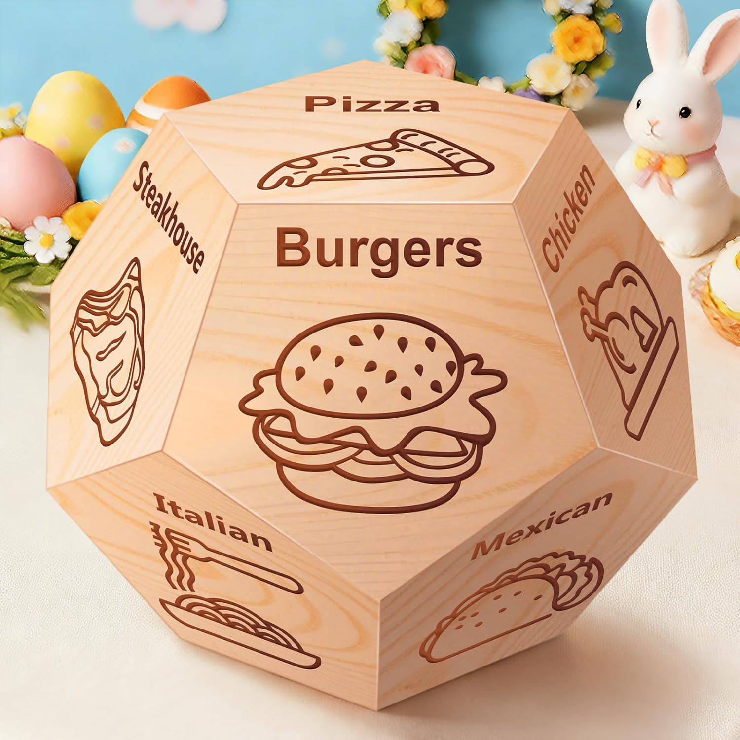 Easter Basket Stuffers Gifts for Teens Mens Adults, Husband Gifts for Fathers Day, Winzwon Date Night Food Decision Dice, Anniversary Birthday Wedding Couples Gifts for Him Women Boyfriend Girlfriend