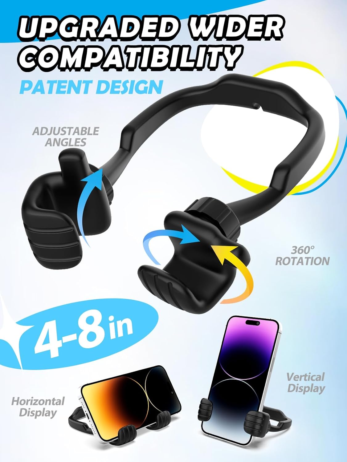 Easter Basket Stuffers for Teens Boys Girls Adults Gifts: Thumbs Up Lazy Phone Stand Cell Phone Holder for Desk Kids Teenage Men Women Funny Cool Gadget Stocking Stuffers Ideas Essentials Easter Gifts - Image 3