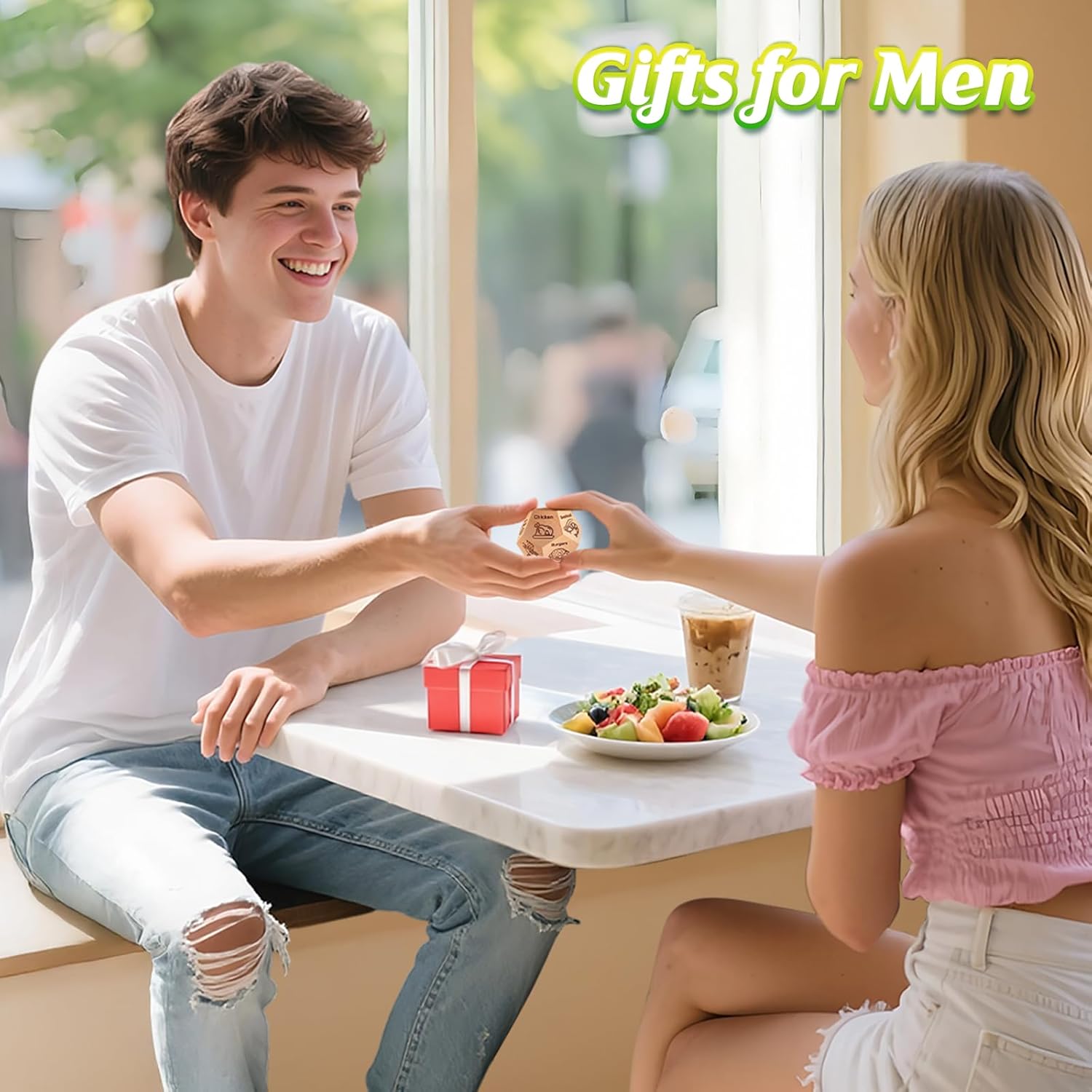 Easter Basket Stuffers Gifts for Teens Mens Adults, Husband Gifts for Fathers Day, Winzwon Date Night Food Decision Dice, Anniversary Birthday Wedding Couples Gifts for Him Women Boyfriend Girlfriend - Image 6