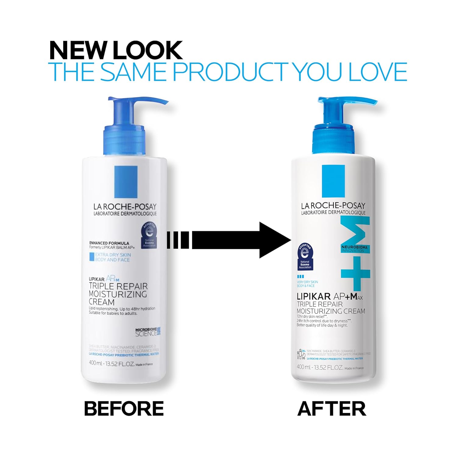 La Roche-Posay Lipikar AP+MAX Triple Repair Moisturizing Body Cream | Face & Body Lotion for Dry Skin with Shea Butter & Niacinamide | Gentle Moisturizer for Very Dry, Rough & Sensitive Skin - Image 8