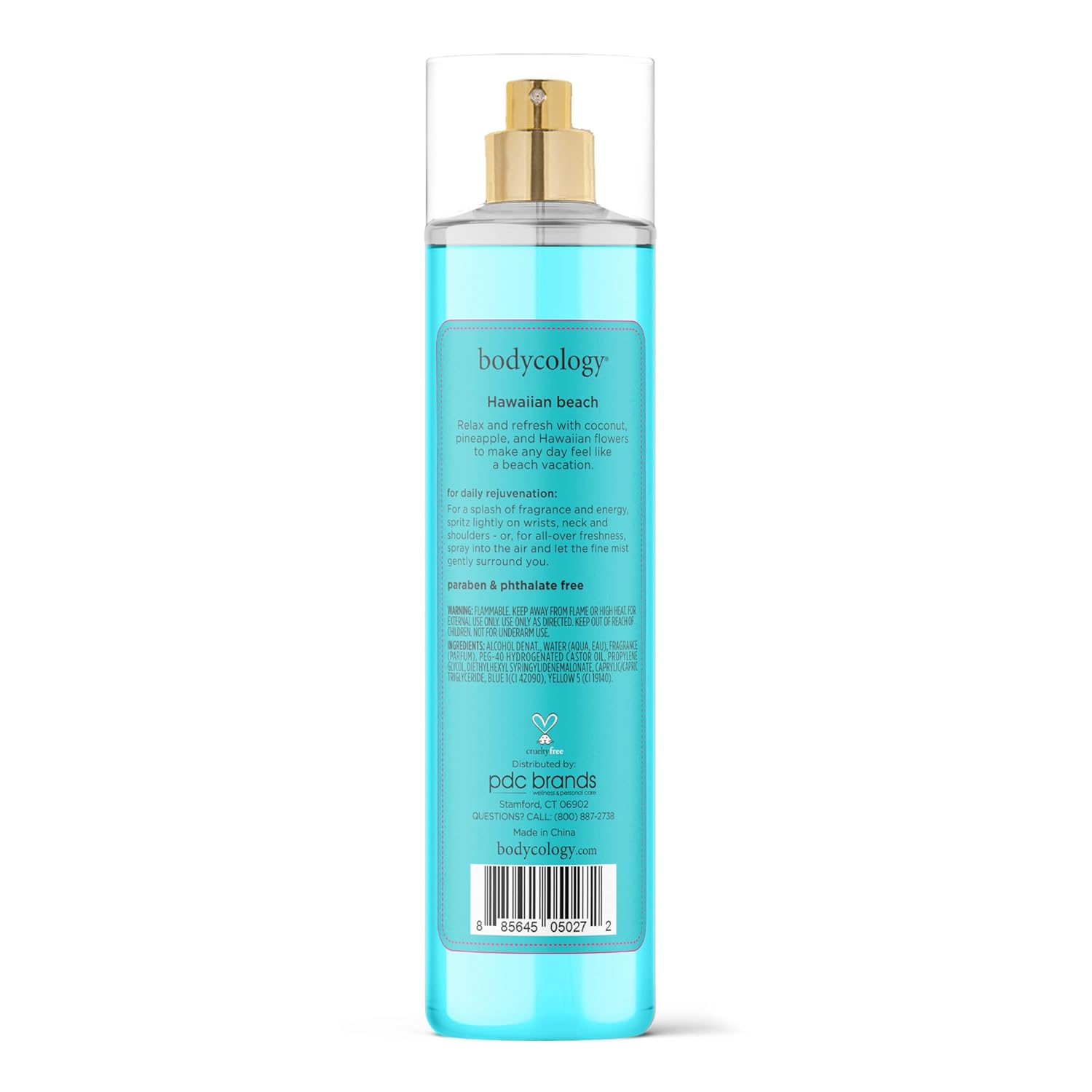 Bodycology Long-Lasting Fragrance Body Mist, Hawaiian Beach, 8 fl oz (Pack of 2) - Image 8