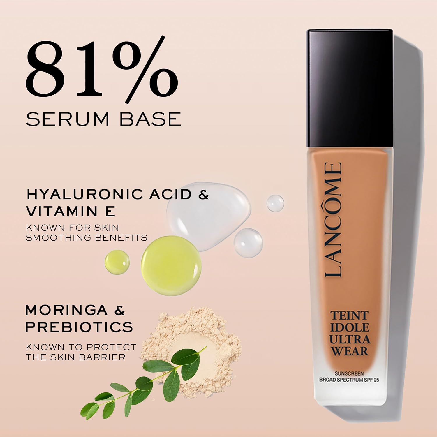 Lancôme Teint Idole Ultra Wear Natural Matte Foundation- Longwear, Medium-Full Coverage, Natural Finish, Waterproof & Hydrating Formula - Image 10