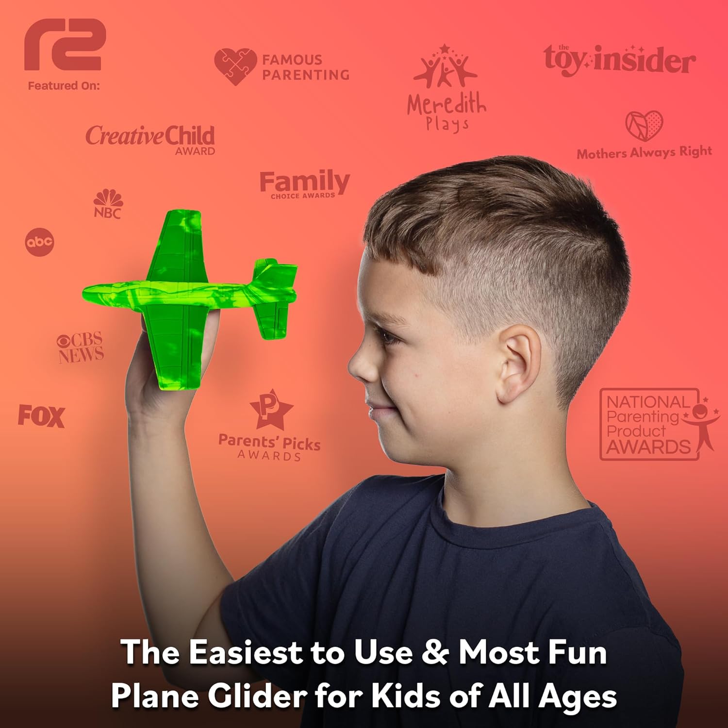Foam Airplanes - Easter Basket Stuffers for Kids All Ages 4 5 6 7 8 9 10 Year Old - Best Toy Gift - Boy Toys Basket Stuffer Gifts - Fun Easter Gifts for Boys & Girls Party Favors - Air Plane Gift Idea - Image 2