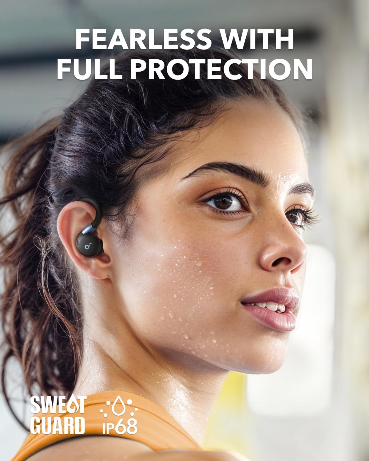 Soundcore Sport X20 by Anker, True-Wireless Workout Earbuds, Rotatable and Extendable Ear Hooks, Noise Cancelling, Deep Bass, IP68 Waterproof, Sweatproof, Dustproof, 48H Play, Sport Earbuds for Gym - Image 6