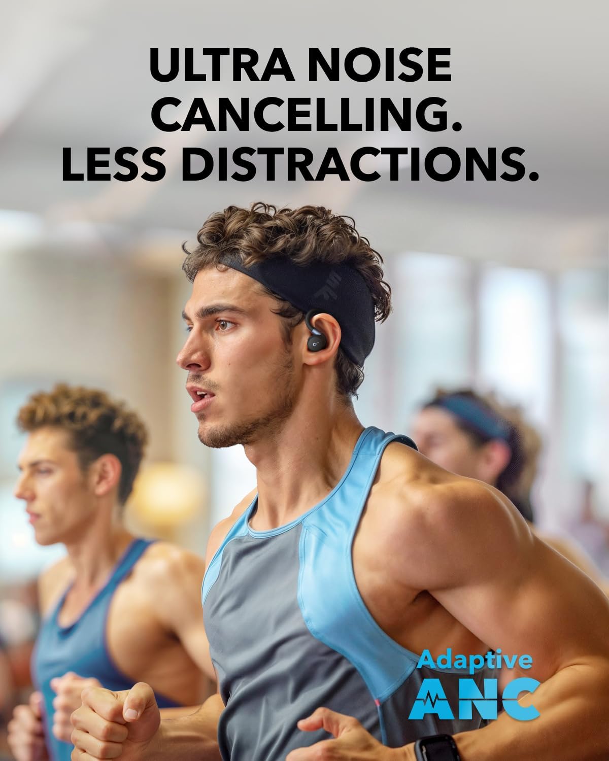 Soundcore Sport X20 by Anker, True-Wireless Workout Earbuds, Rotatable and Extendable Ear Hooks, Noise Cancelling, Deep Bass, IP68 Waterproof, Sweatproof, Dustproof, 48H Play, Sport Earbuds for Gym - Image 4
