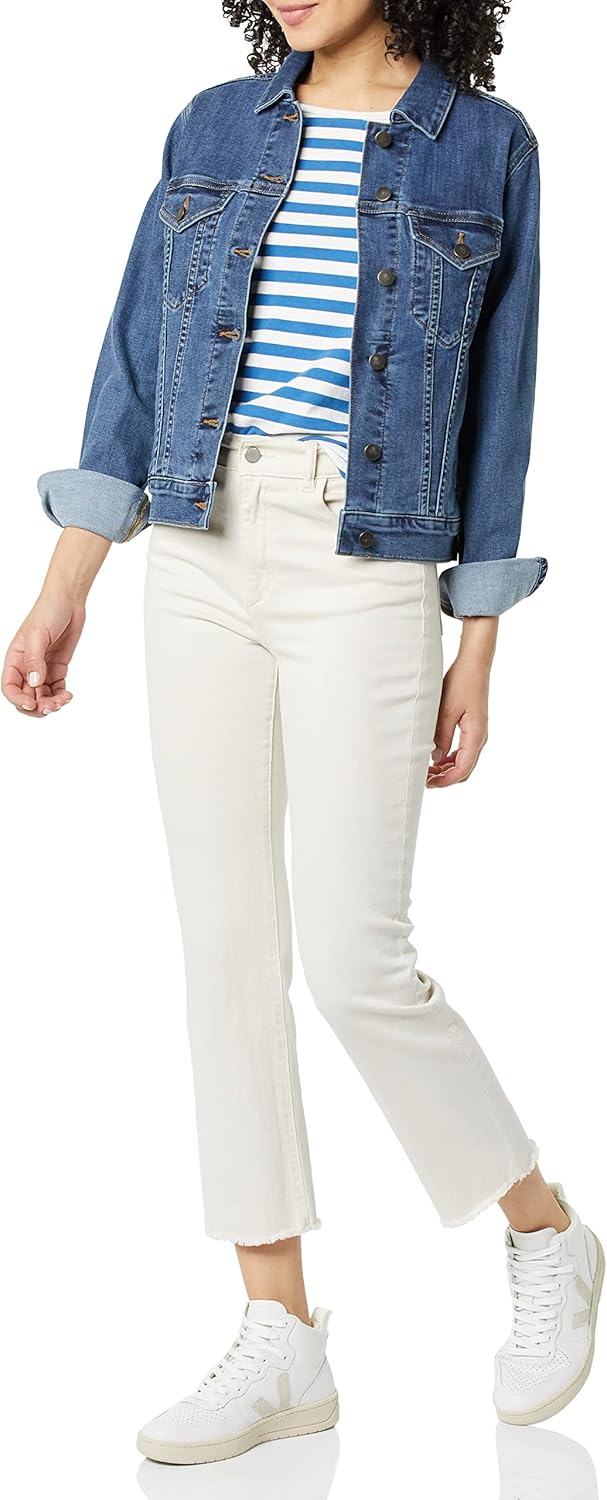 Amazon Essentials Women's Denim Jean Jacket (Available in Plus Size) - Image 3