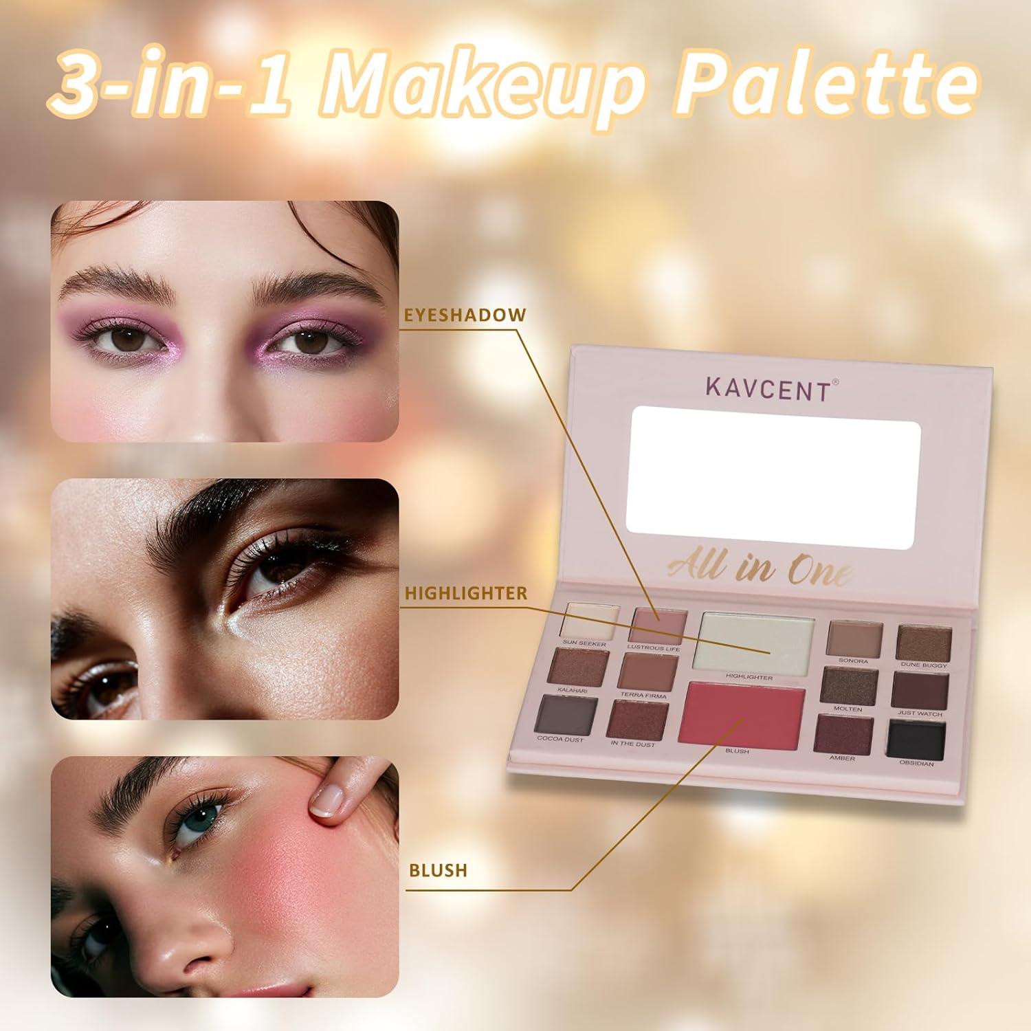 Makeup Kit Makeup Set for Women Teens full Kit Makeup Kits for Teenagers Eyeshadow Foundation Makeup Gift Sets for Teen Girls Women Christmas Gifts - Image 3