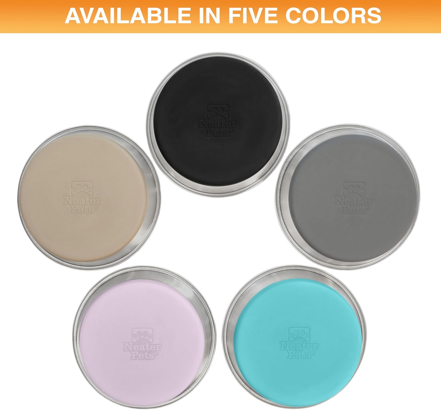 Neater Pet Brands Stainless Steel Dog Bowls with Non-Slip Rubber Bottom – 2 Cup (16 oz), Black - Set of 2 Heavy Duty Metal Dog Bowls, Dishwasher Safe, Food or Water Bowl, Ideal for Small Dogs & Cats - Image 9