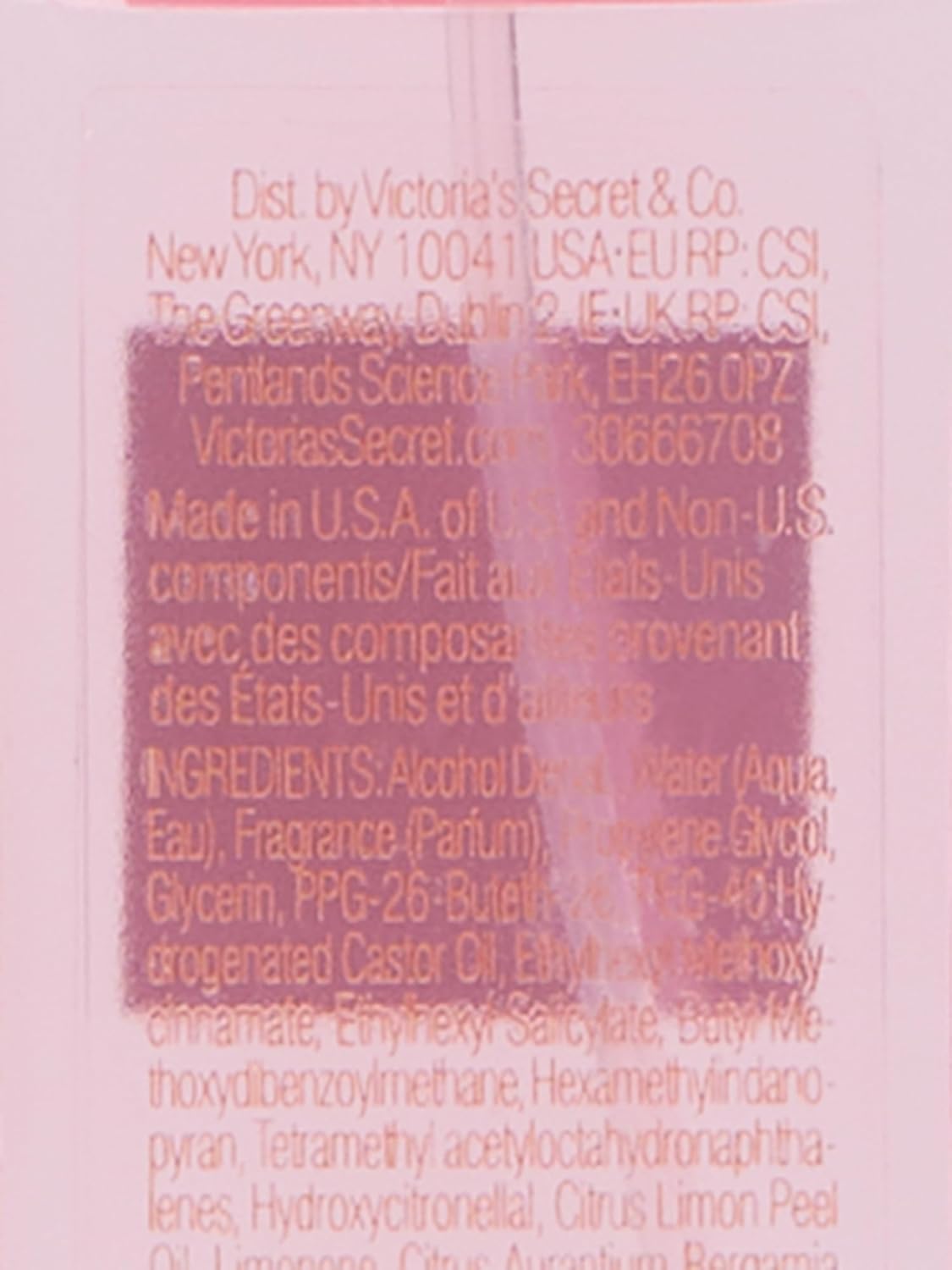 Victoria's Secret Bombshell Mini Fragrance Mist, Notes of Purple Passion Fruit, Shangri-La Peony & Vanilla Orchid, Travel Size Body Spray for Women (2.5 oz) - Image 4