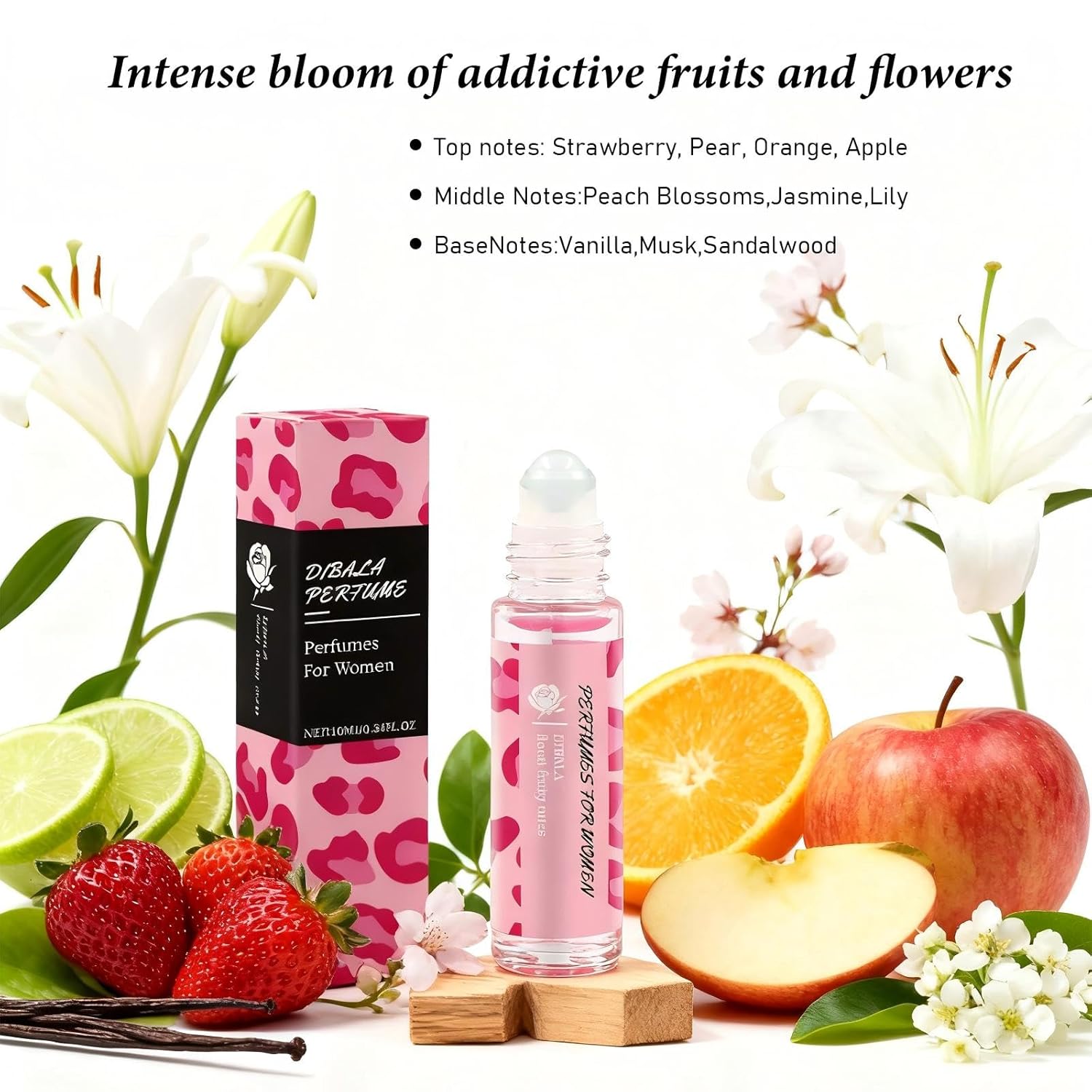 DIBALA Pheromones Perfume for Women,Long Lasting Natural Roll On Perfume Oil 10ml (0.34 fl oz) - Image 5