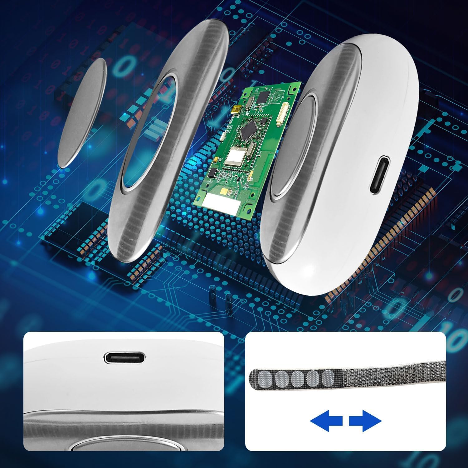 Handheld Sleep Aid Device, Anxiety Device, Relief Anxiety Help Sleep, Promotes Rest, USB Rechargeable - Image 6