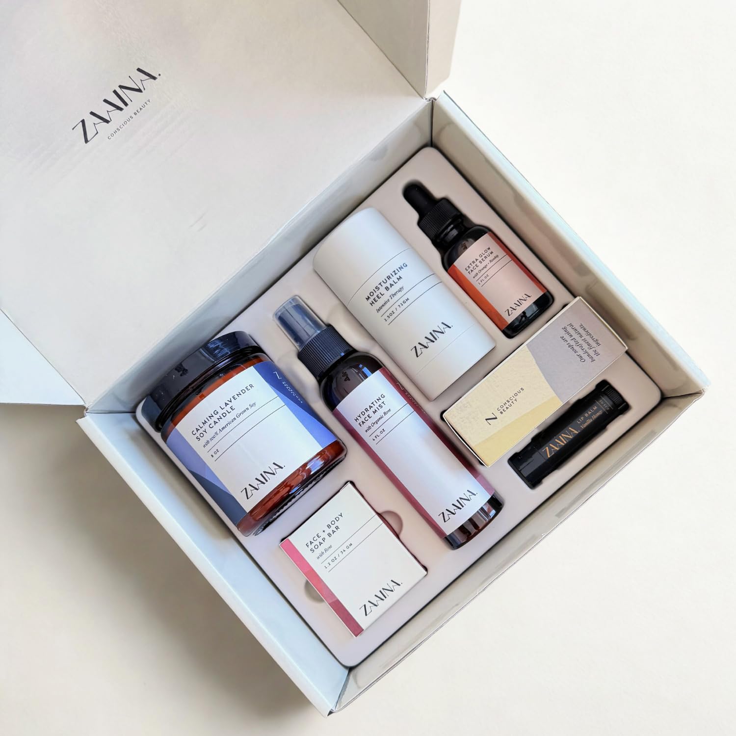 ZAAINA Spa Gift Set for Her - USA Made Luxury Self Care Spa Set, Pampering At Home Bath & Body Relaxing Spa Package, Gift Basket for Wife Friend, Mother's Day Gifts for Mom, Birthday Gifts for Women - Image 7