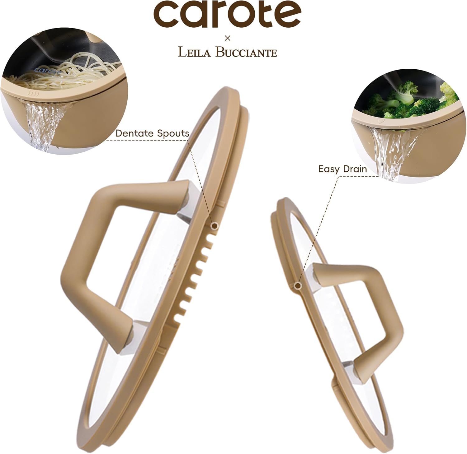 CAROTE 31PCS Pots and Pans Set, Nonstick Cookware Set Kitchen Non Stick Induction Titanium Cookware Non-toxic Granite Cooking set, PFOA Free - Image 3