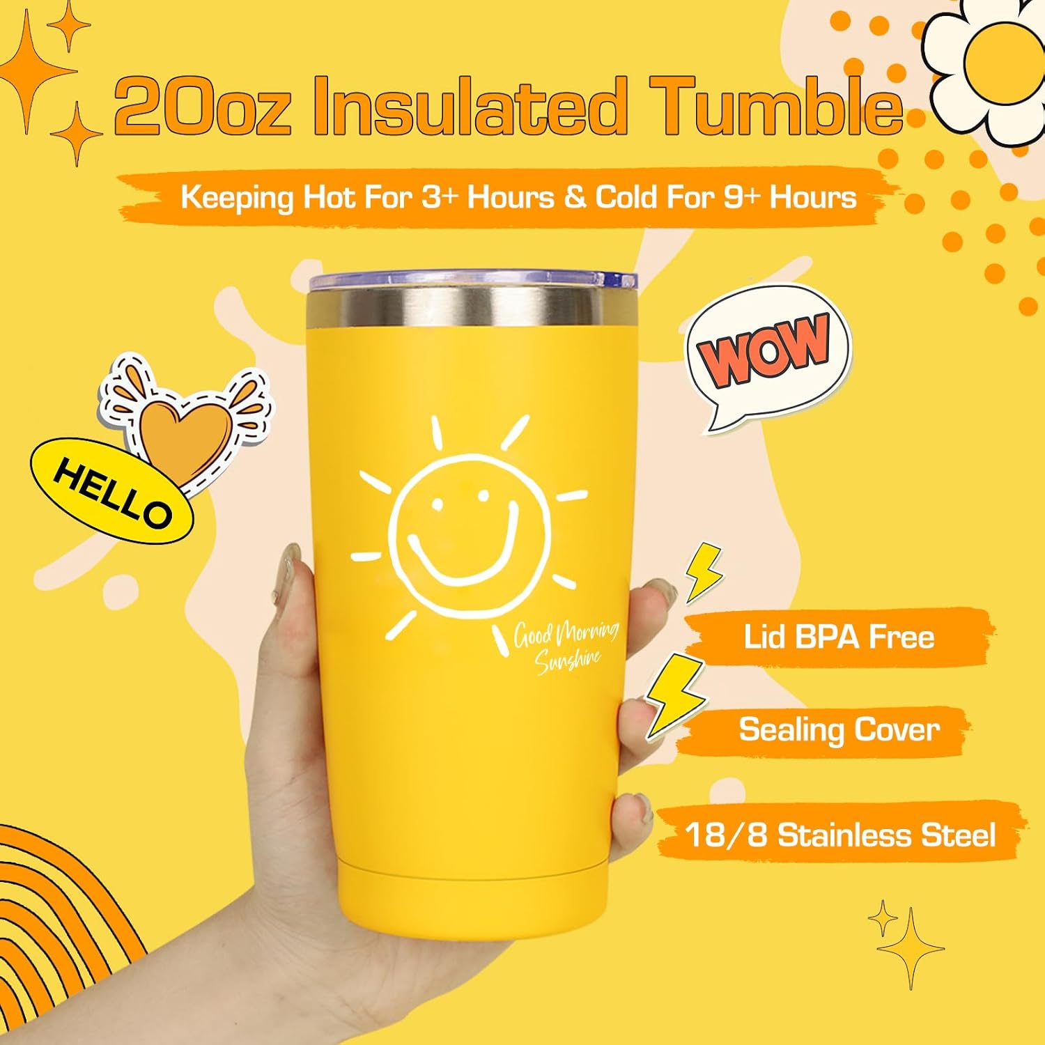 Gift Baskets for Women, 10pcs Unique Birthday Gifts for Women, Best Friend Birthday Christmas Gift, Get Well Soon Gift Basket Sending Sunshine Cheer Up Box for Sister Friendship - BRIGHTEN UP HER DAY! - Image 4