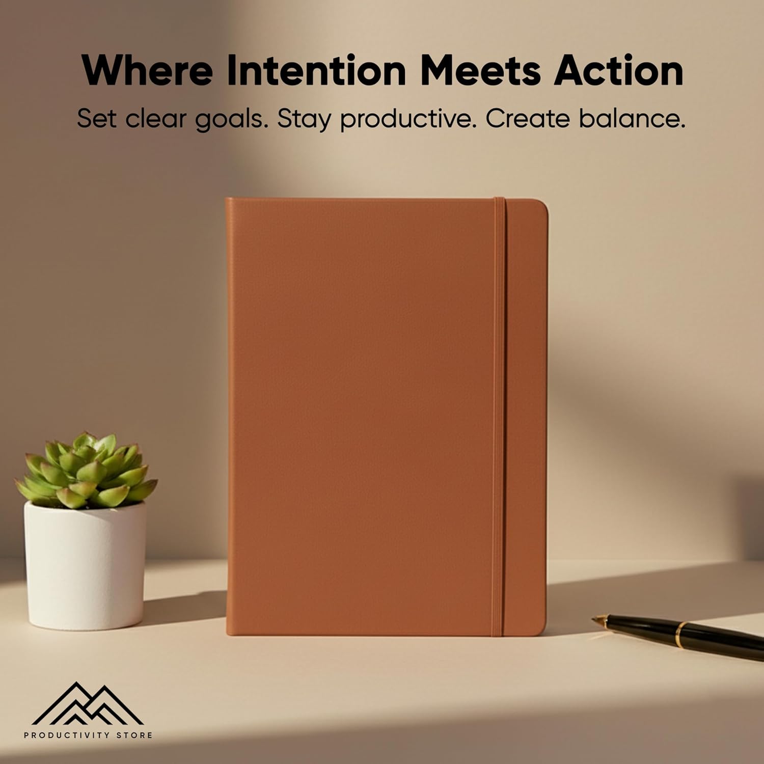 Dated, 2026 Planner, 8.5" x 11" - The Productivity Planner to Achieve Your 2026 Goals - Planner 2026-2027 by PRODUCTIVITY STORE (A4, BROWN) - Image 2
