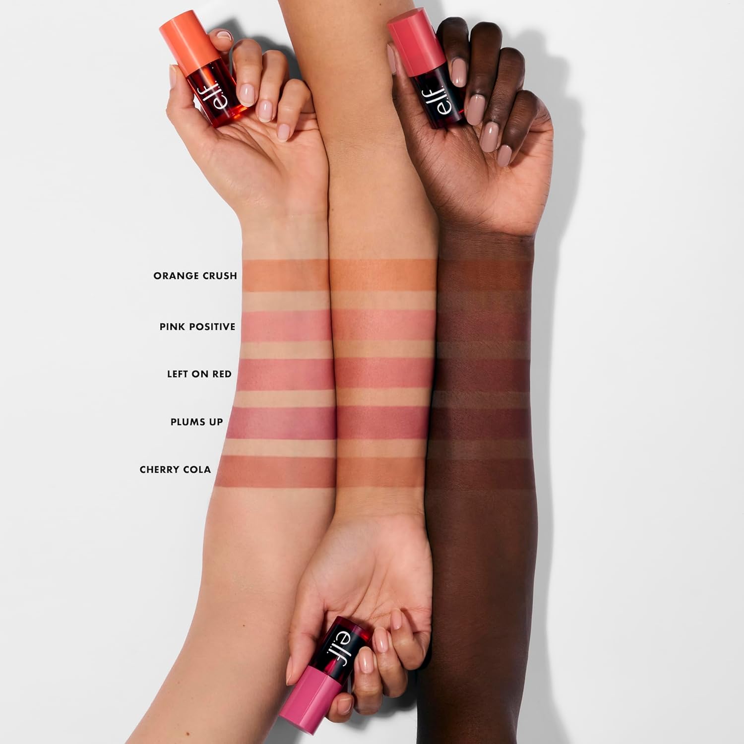 e.l.f. Sheer For It Blush Tint, Multi-Use, Long-Lasting Lip & Cheek Makeup, Creates A Natural Flush Finish, Vegan & Cruelty-Free, Cherry Cola - Image 6