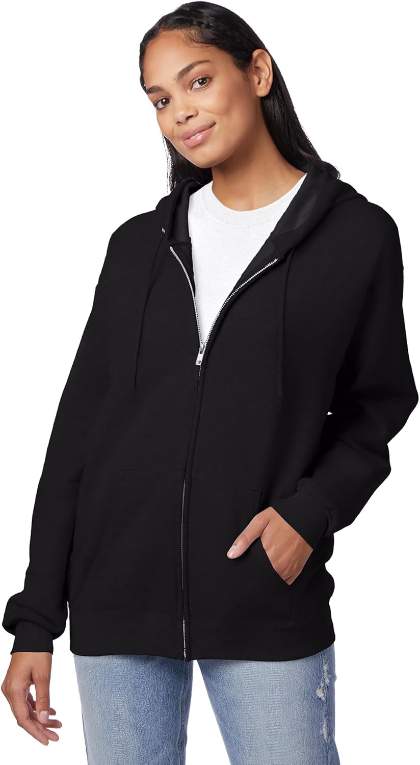 Hanes Men's Zip-up Hoodie, Ecosmart Fleece Full-zip Hoodie for Men, Hooded Sweatshirt - Image 4