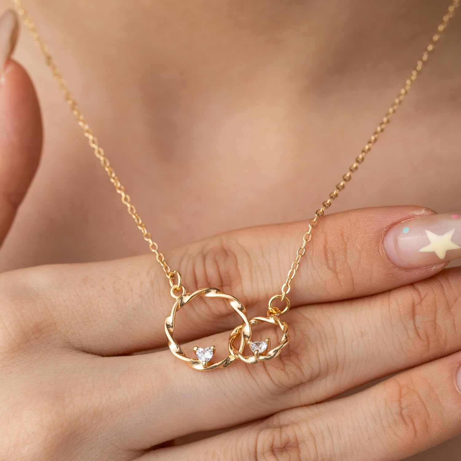 Baydurcan Dainty Gold Necklace for women - 14K Gold Plated Pendant Necklaces Gifts for Friends Sister Mother, Birthday, Christmas, Graduation, Inspirational Gifts - Image 4
