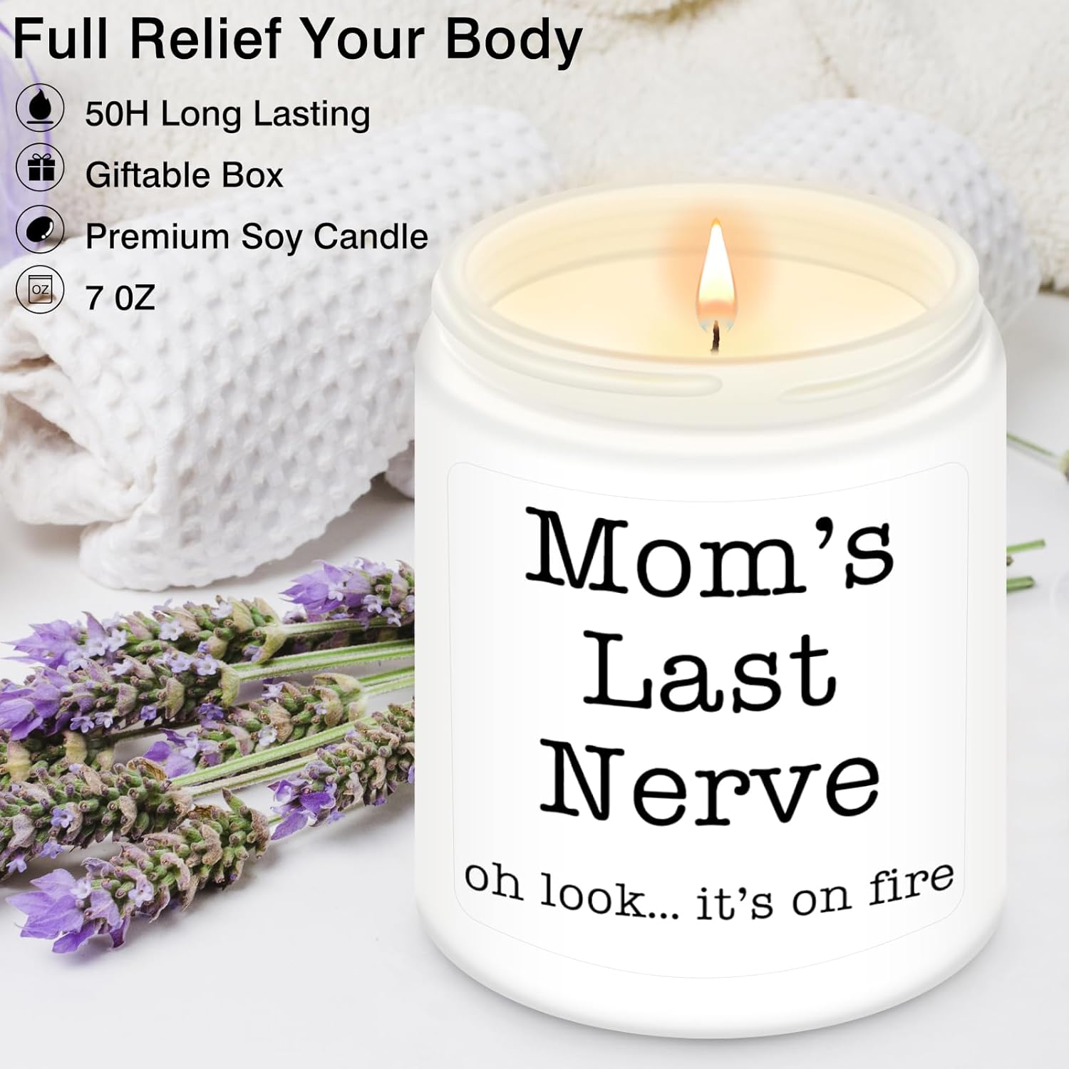 Homsolver Gifts for Mom from Daughter Son, Best Mom Gifts, Funny Mom, Birthday Thanksgiving for Mom Stepmother Adoptive Mother, Mom's Last Nerve - Image 4