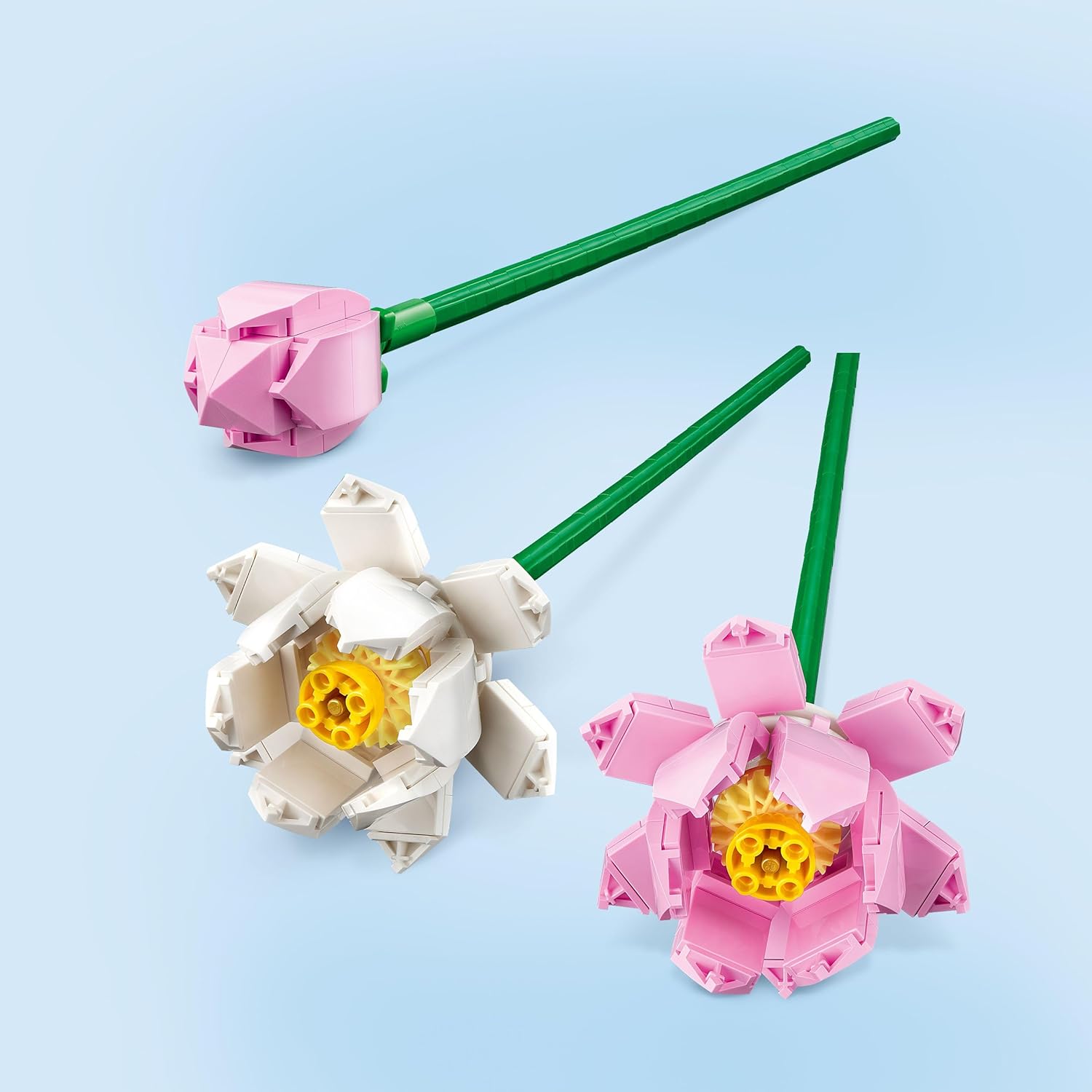 LEGO Lotus Flower - Building Toy for Kids, Girls & Boys, Ages 8+ - Artificial Lotus Flowers for Home Decor & Display - Creative Gift Idea for Her & Him - 40647 - Image 4