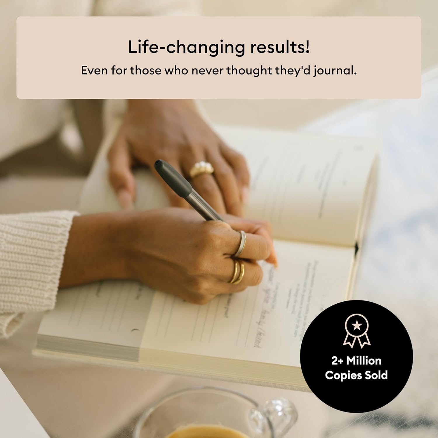 Intelligent Change The Five Minute Journal, Original Daily Gratitude 2025, Reflection & Manifestation for Mindfulness, Undated Daily with Gold Foiling, Plastic-Free, Blue - Image 8
