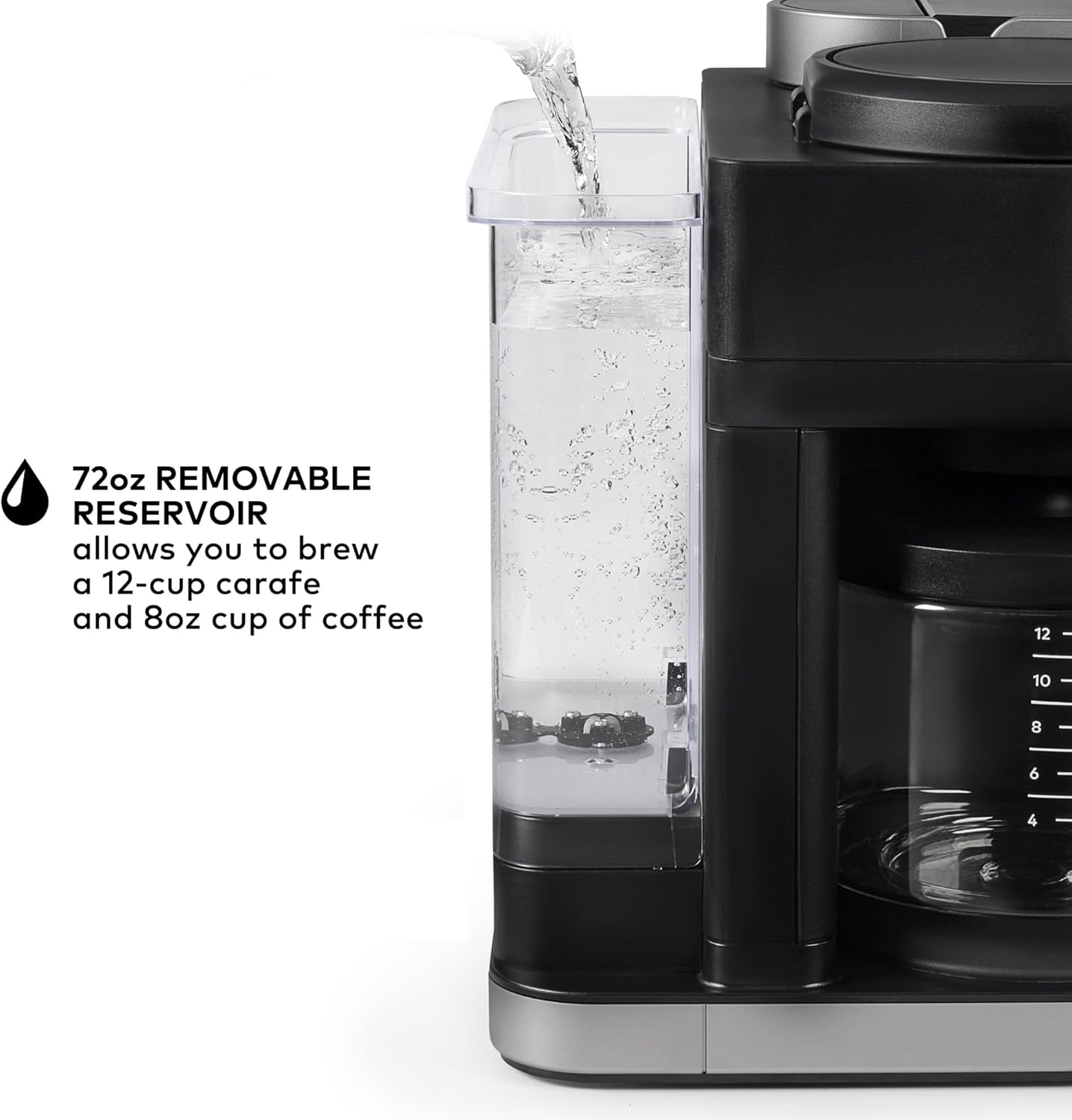 Keurig K-Duo Hot & Iced Single Serve & Carafe Coffee Maker, MultiStream Technology, 72oz Reservoir (Gen 2) - Image 7