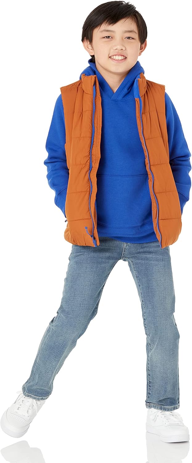 Amazon Essentials Boys and Toddlers' Fleece Pullover Hoodie Sweatshirts - Image 2