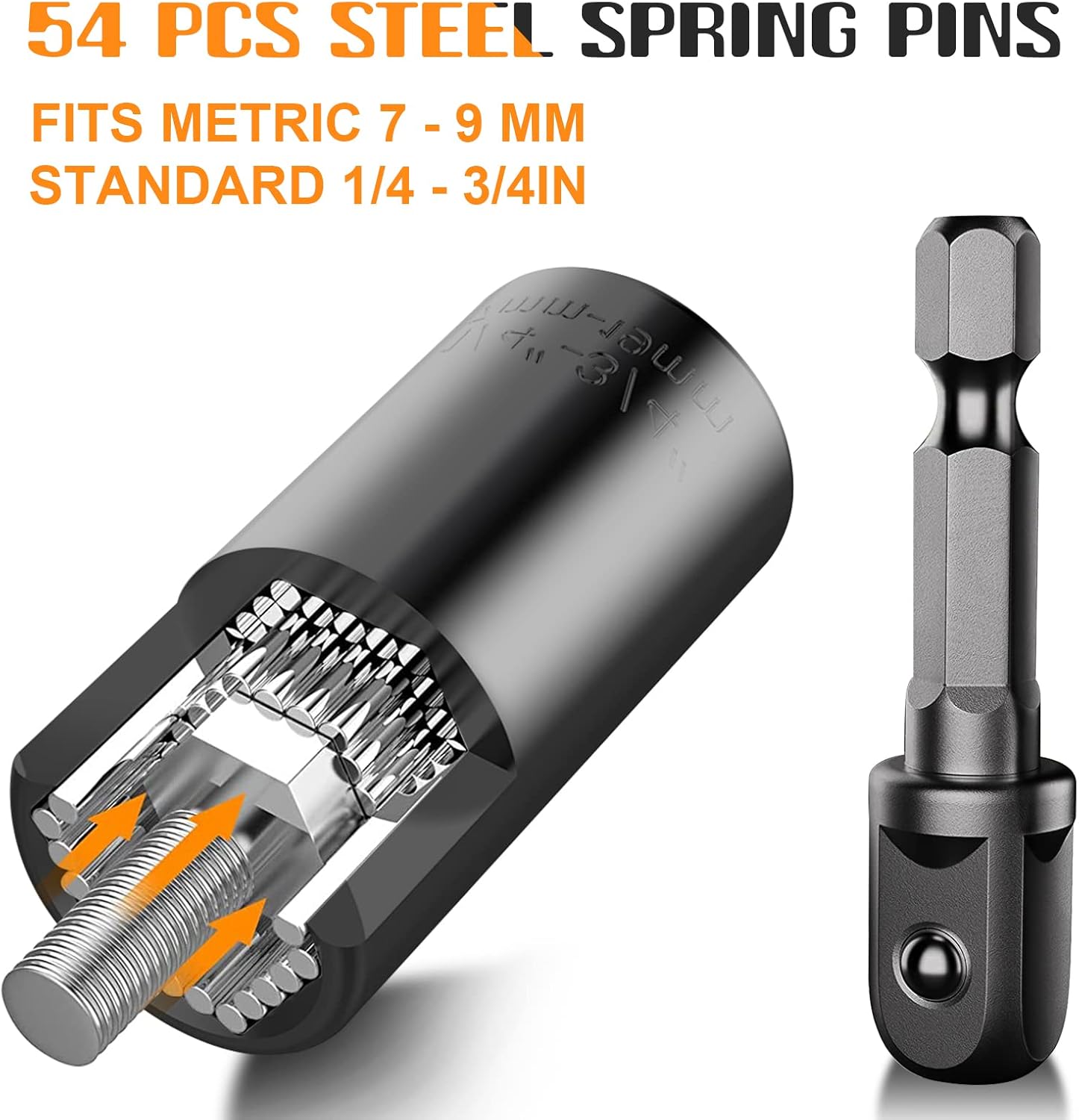 Fathers Day Dad Gifts from Daughter Son Wife Super Universal Socket Tools Gifts for Dad Father Husband Grandpa Stepdad Papa Mens Gifts for Him Men Husband Cool Stuff Gadgets Present Ideas (7-19mm) - Image 4