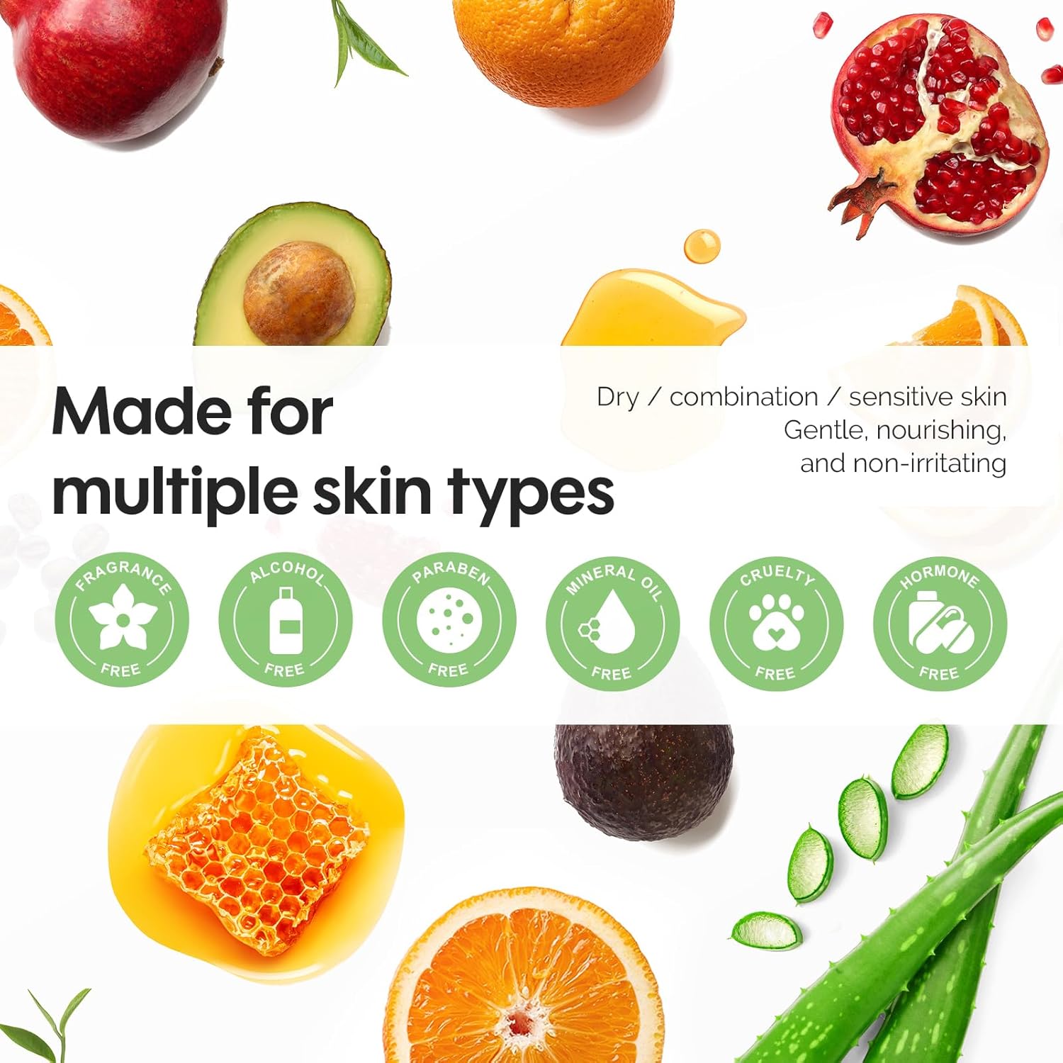 ZealSea Face Masks Skincare for Women, Variety 7Days Facial Sheet Mask Set for Deep Hydrating & Glow, Daily Self-Care Gift & Family Moment for Teens Kids Girls Birthday Party, Safe for all Skin types - Image 6