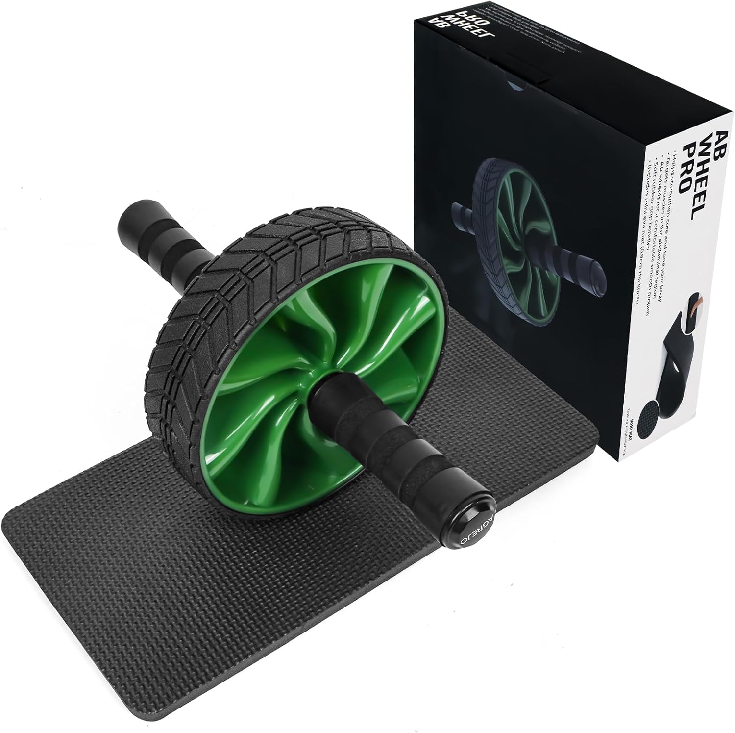 Ab Roller Wheel - AGREJO Ab Workout Equipment for Abdominal & Core Strength Training, Home Gym Fitness Equipment, Exercise Wheel for Men Women - Image 6