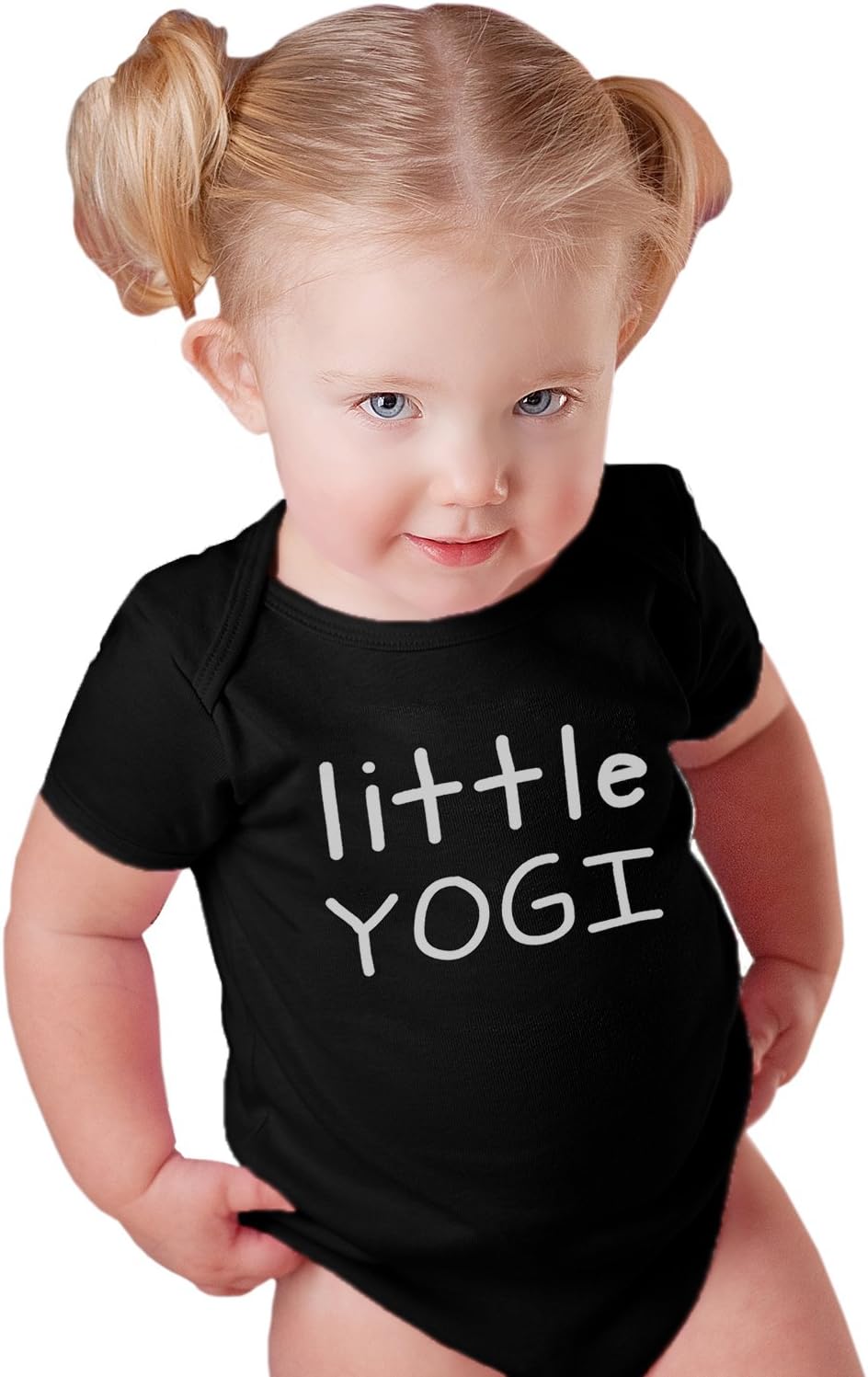 Yoga Baby Organic Cotton Girl Boy Clothes Little Yogi Onesie for Yoga Babies - Image 3