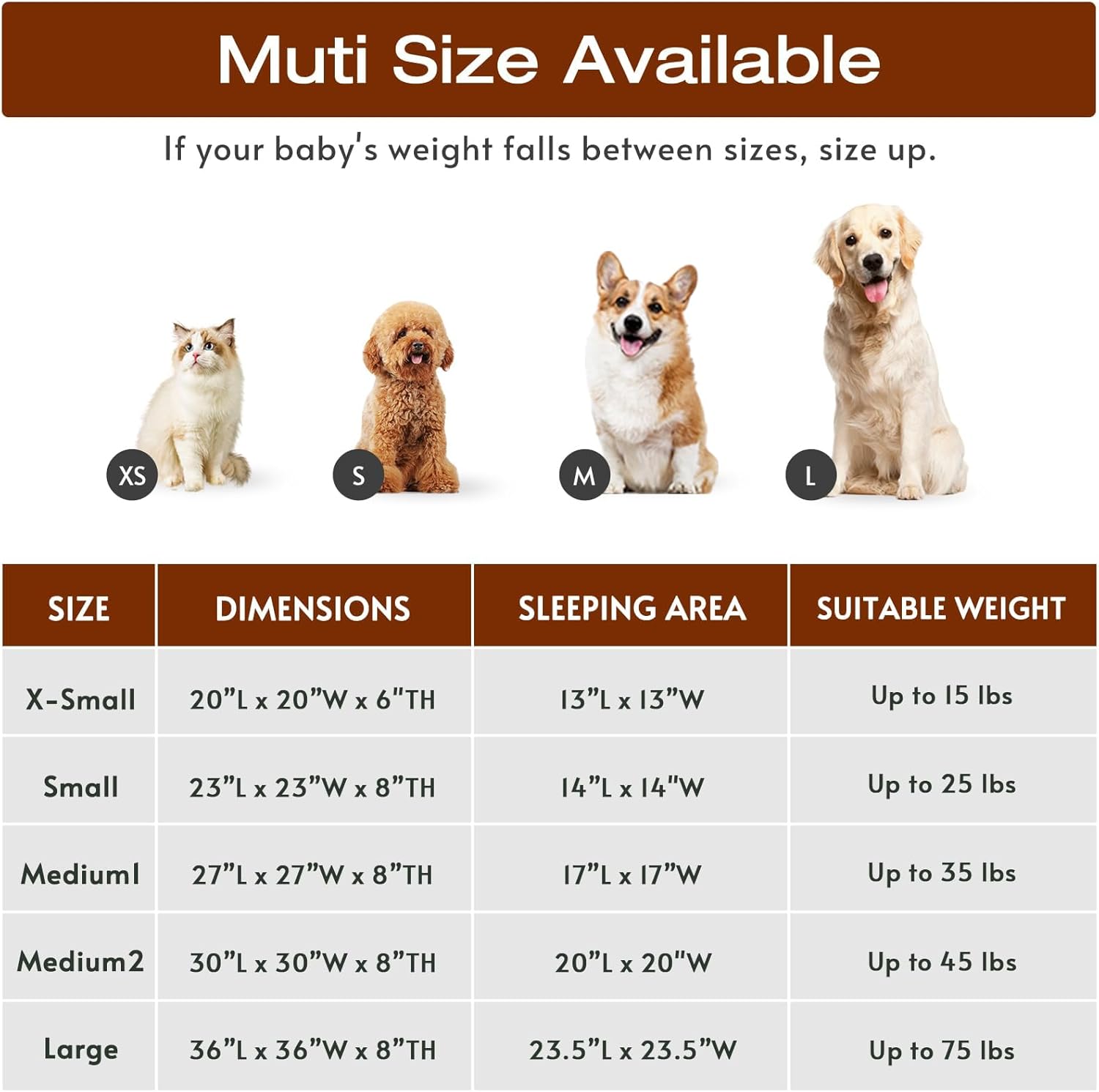JOLLYVOGUE Small Dog Bed, Calming Soft Anti-Anxiety Donut Cat Bed, Washable Round Fluffy Cushion for Small and Medium Pets (20") - Image 6