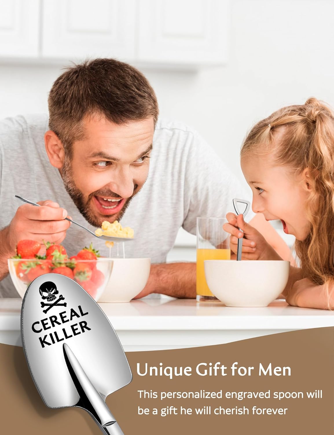 Teen Boy Easter Basket Stuffers, Cereal Killer Spoon Funny Gifts for Men Him Dad Teen Boys Kids Grandpa Husband Boyfriend - for Easter Basket Stuffers, Fathers Day, Anniversary, Birthday - Image 5