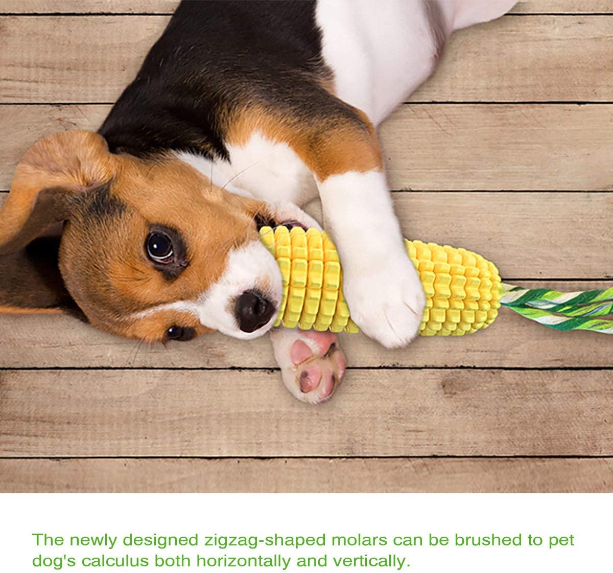 Carllg Dog Chew Toys for Aggressive Chewers, Indestructible Tough Durable Squeaky Interactive Dog Toys, Puppy Teeth Chew Corn Stick Toy for Small Medium Large Breed - Image 5