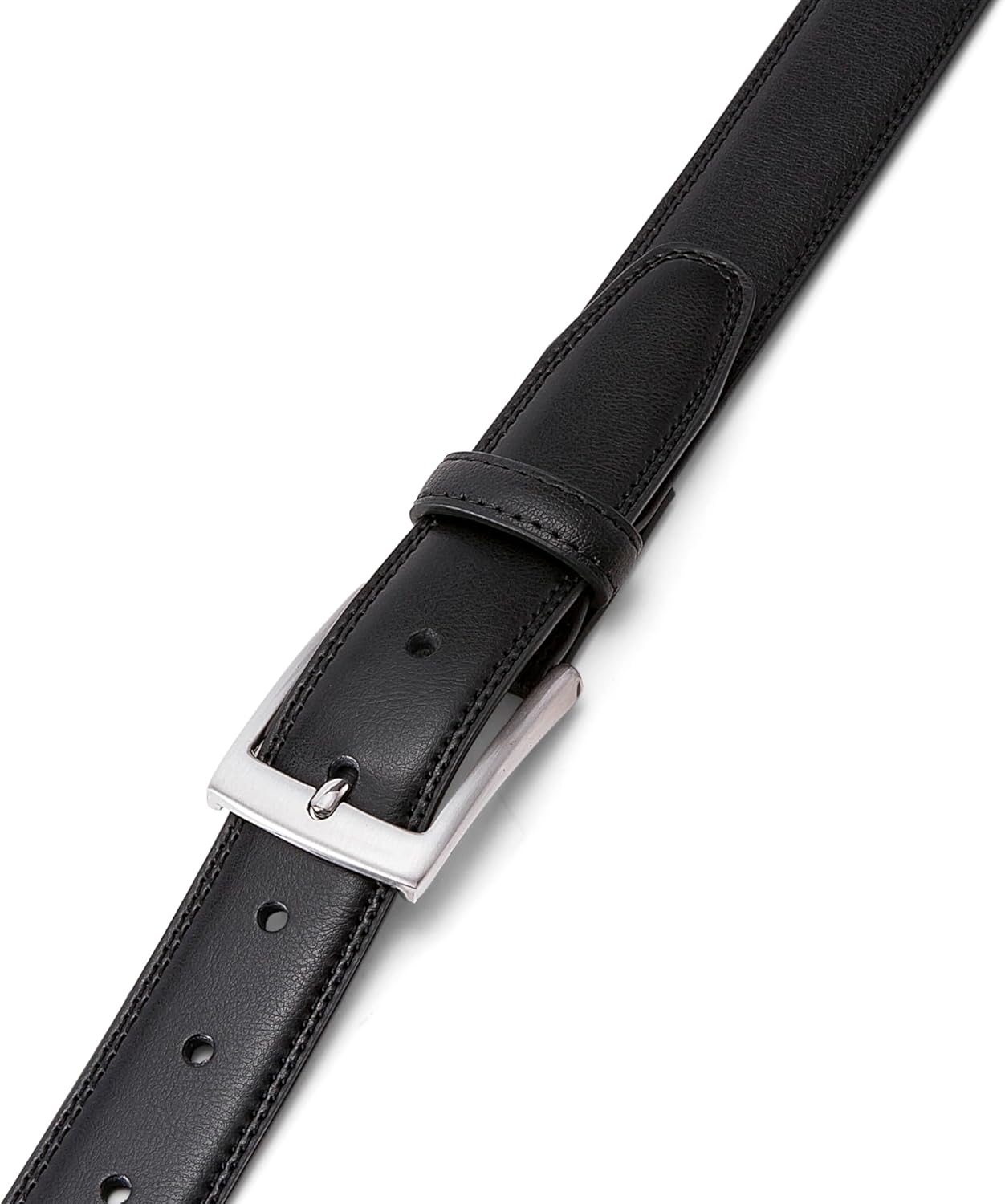 MILORDE Men's Genuine Leather Dress Belt, Handmade, 100% Cow Leather, Fashion & Classic Designs for Work Business and Casual - Image 3