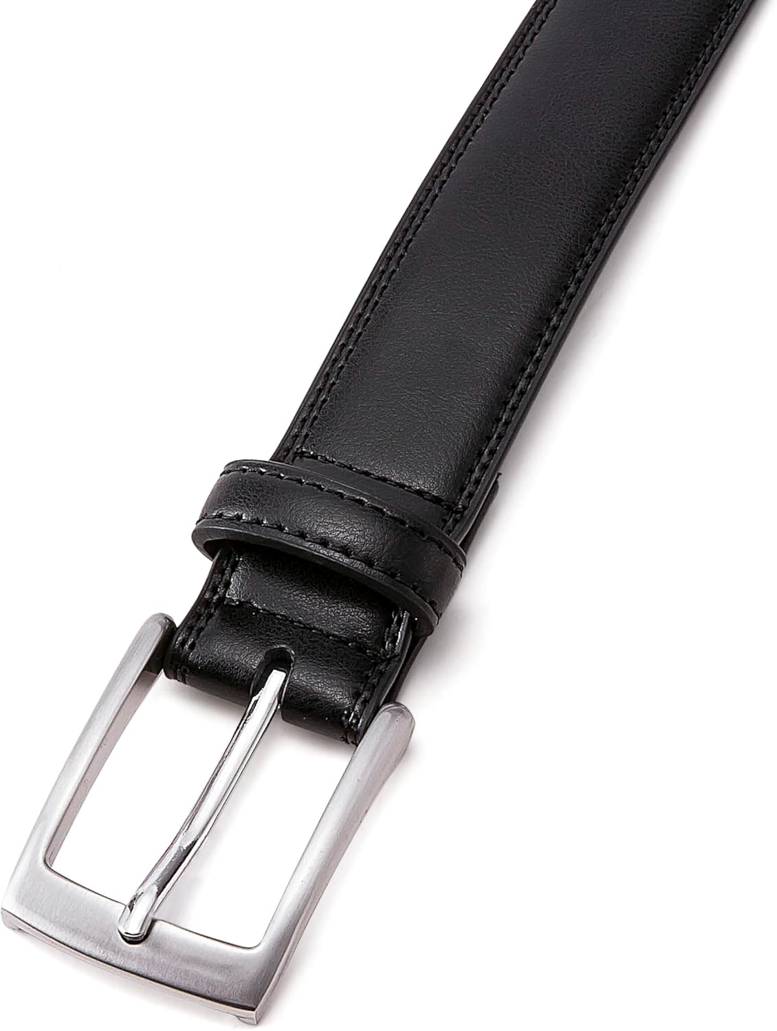 MILORDE Men's Genuine Leather Dress Belt, Handmade, 100% Cow Leather, Fashion & Classic Designs for Work Business and Casual - Image 4