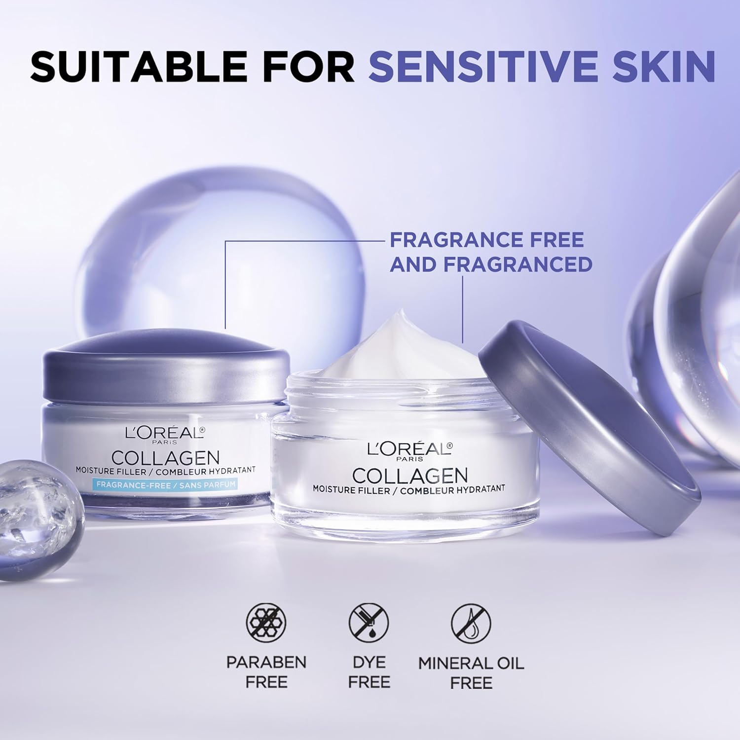 L’Oreal Paris Collagen Daily Face Moisturizer, Anti Aging Face Cream to Reduce Wrinkles and Provide Intense Hydration, 1.7 oz - Image 6