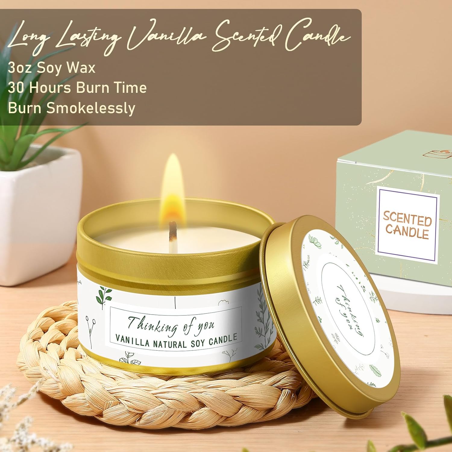 Mothers Day Gifts for Mom Wife Grandma Friends Sister, Birthday Gifts for Women Self Care Spa Gift Baskets for Women, Get Well Soon Gift Baskets Thinking of You Relaxation Stress Relief Care Package - Image 7