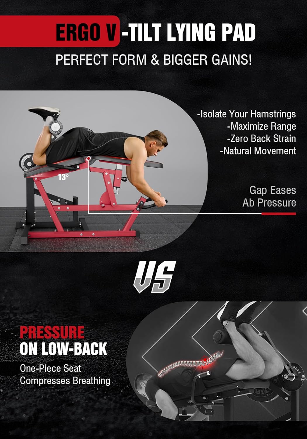 Mikolo Leg Extension and Curl Machine, Adjustable Leg Curl Machine, Seated Leg Extension and Lying Curl Machine for Home Gym, Leg Workout Equipment with Cable System - Image 6