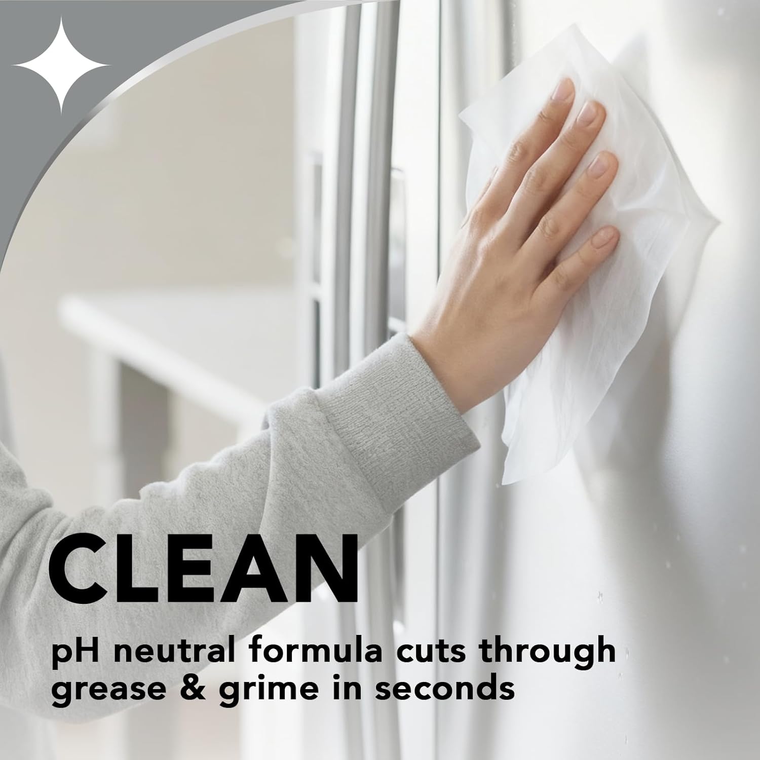 Weiman Stainless Steel Cleaner, 30 Count Cleaning Wipes, Removes Dirt, Grime, and Grease, No Streaks or Residue, Stainless Steel Polish for a Sparkling Clean and Shiny Surface, Cleaning Supplies - Image 4