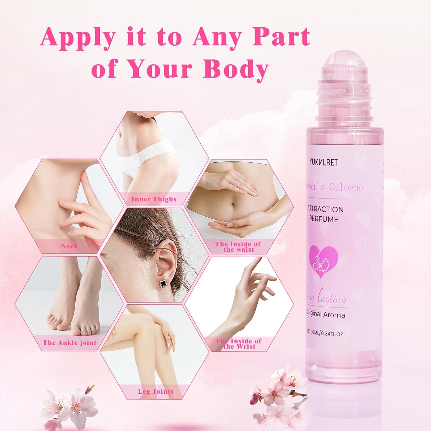 Pheromones Perfumes for Women, Long Lasting Women's Cologne, Pheromone Perfumes Attract Men, Enhanced Scents Women's Perfume, Roller Ball Design, Portable and Fruity - Image 5