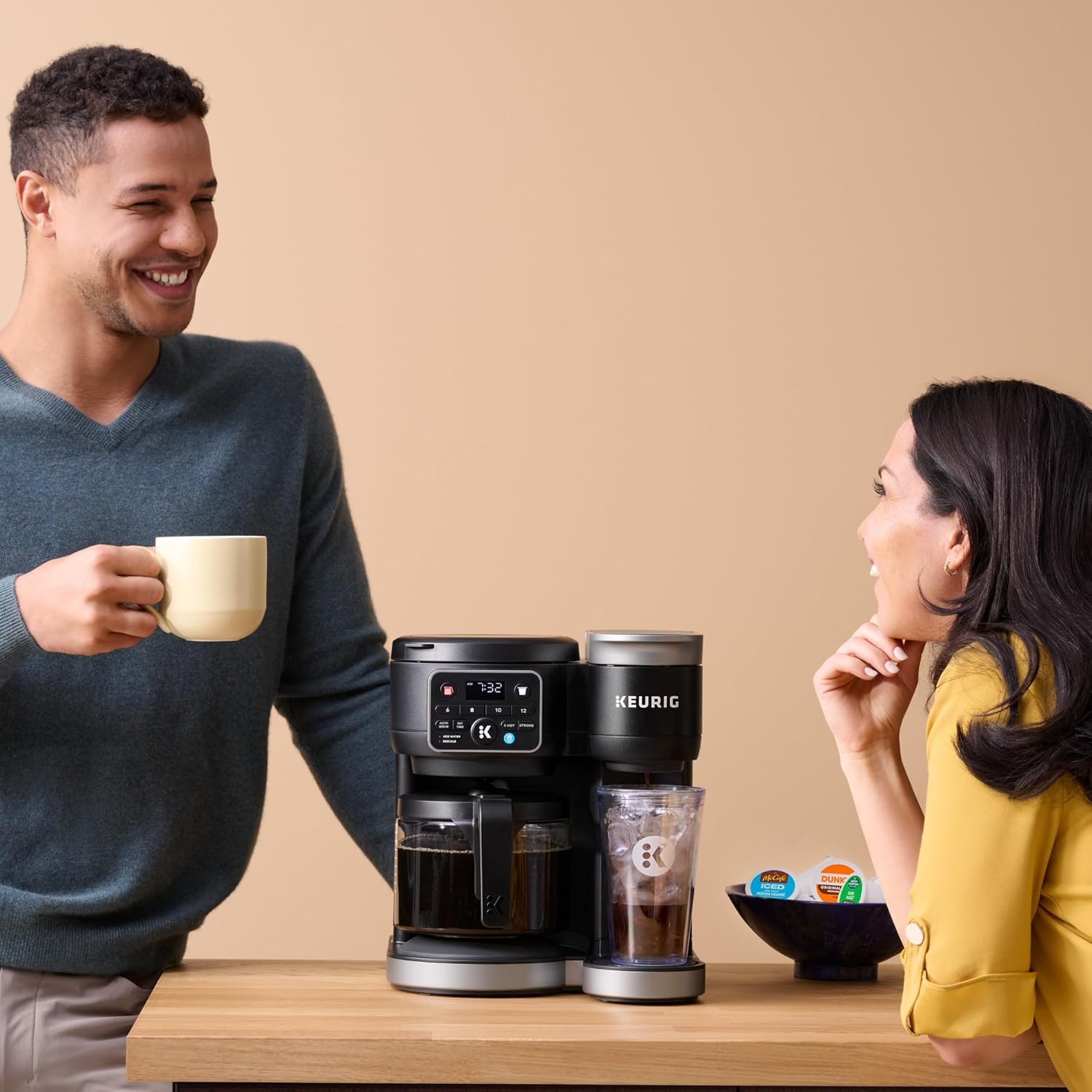 Keurig K-Duo Hot & Iced Single Serve & Carafe Coffee Maker, MultiStream Technology, 72oz Reservoir (Gen 2) - Image 19