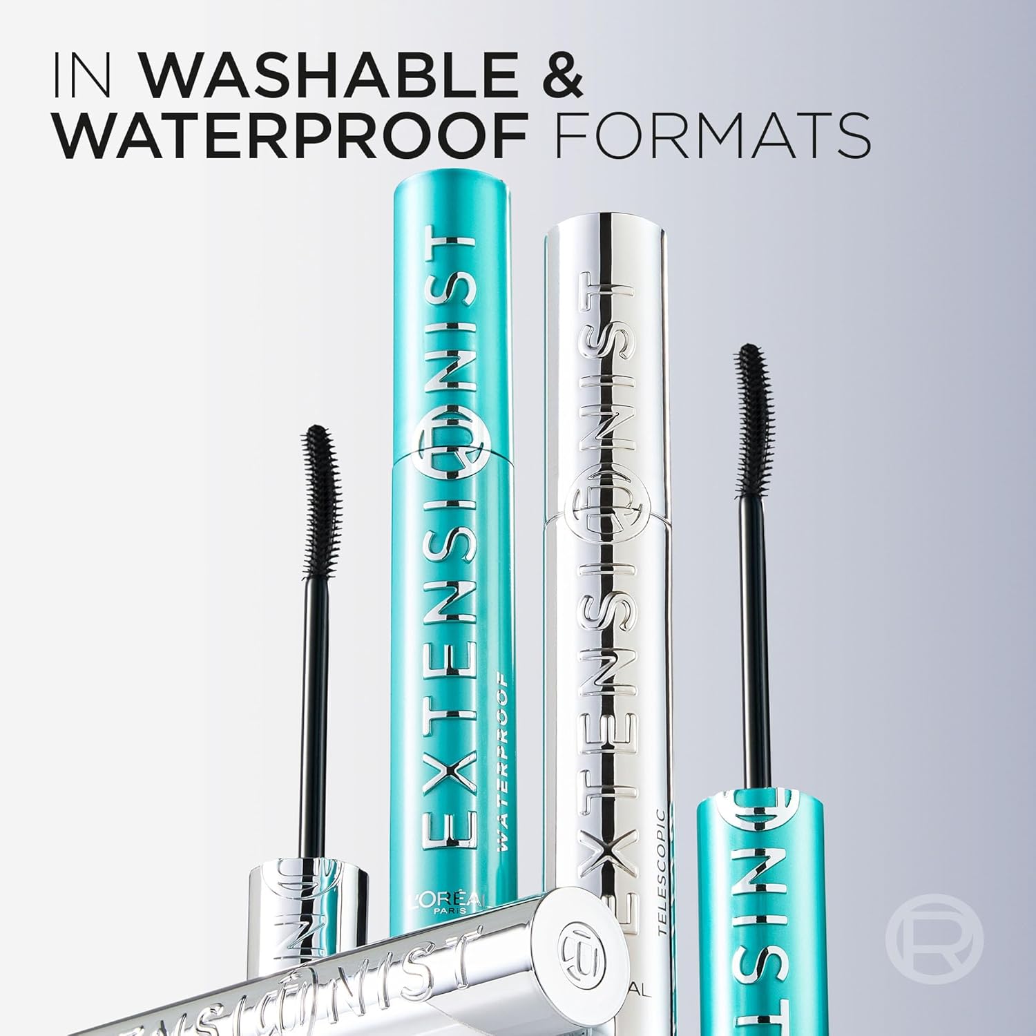 L'Oreal Paris Extensionist Waterproof Mascara, Lengthening, Volumizing, and Curling Formula For a Lash Extension Eye Makeup Look, Waterproof Black - Image 8
