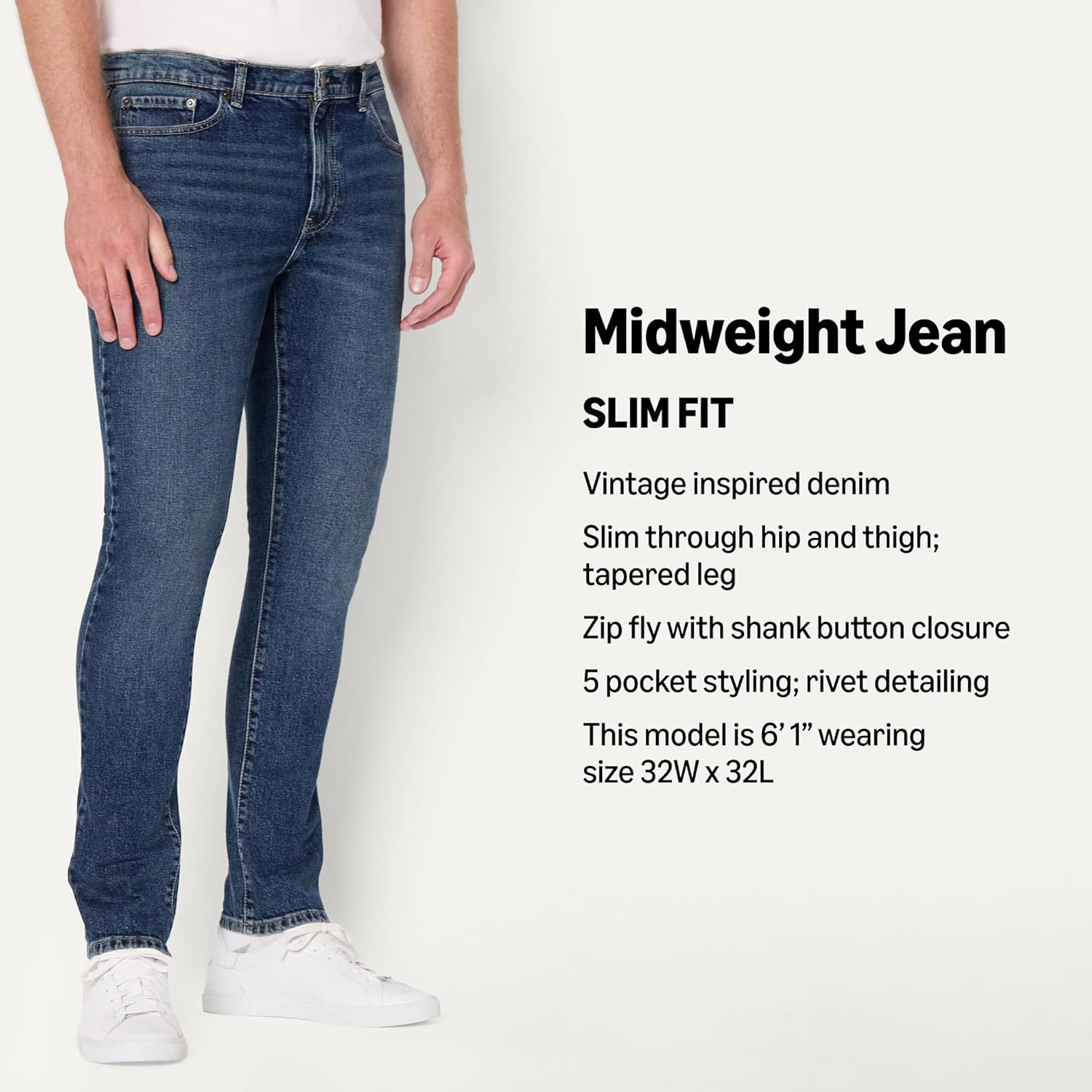 Amazon Essentials Men's Slim-Fit Jeans - Image 4