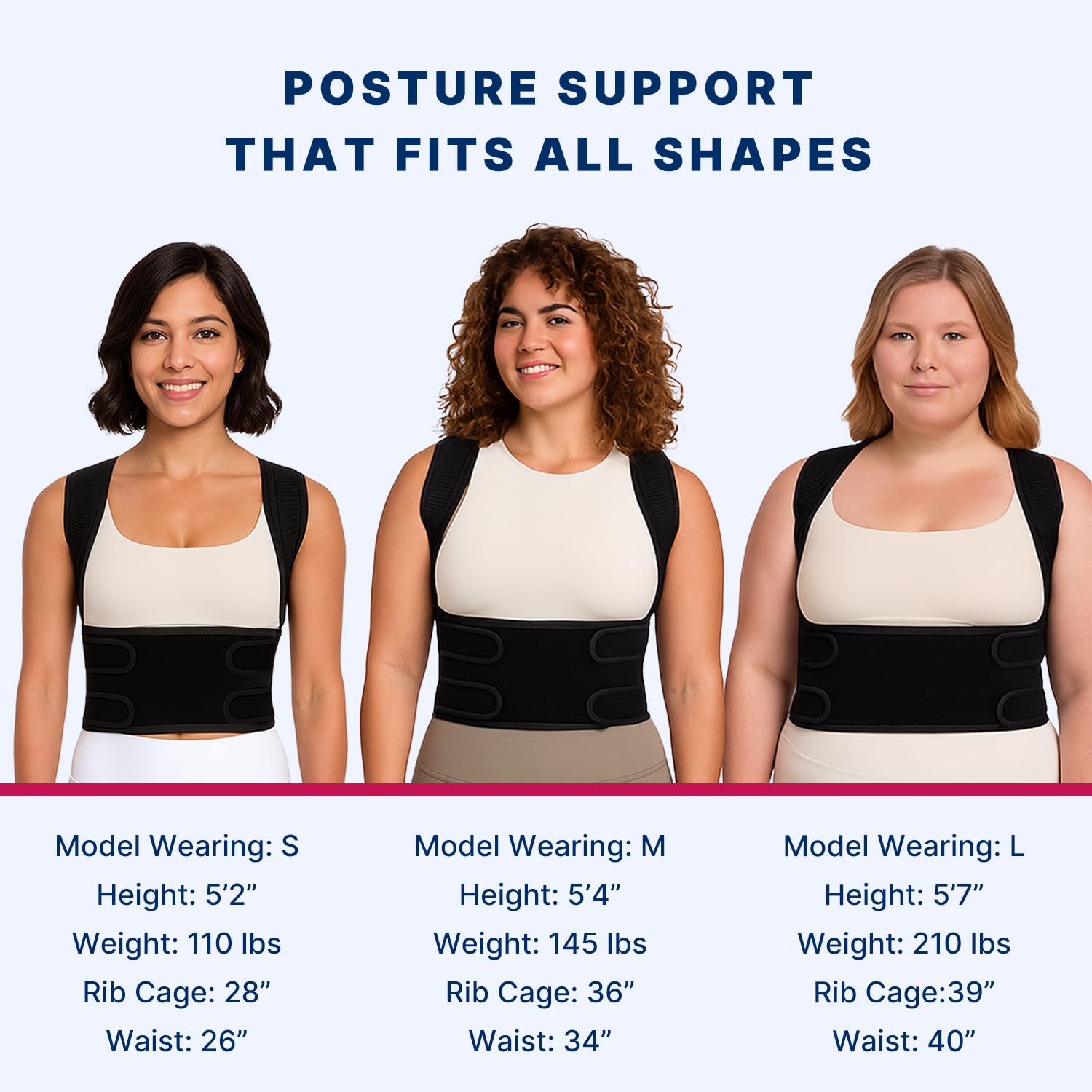 Fit Geno Back Brace Posture Corrector for Women and Men, Shoulder Straightener, Adjustable Full Back Support, Upper and Lower Back Pain Relief - Scoliosis, Hunchback, Hump, Thoracic, Spine Corrector - Image 5