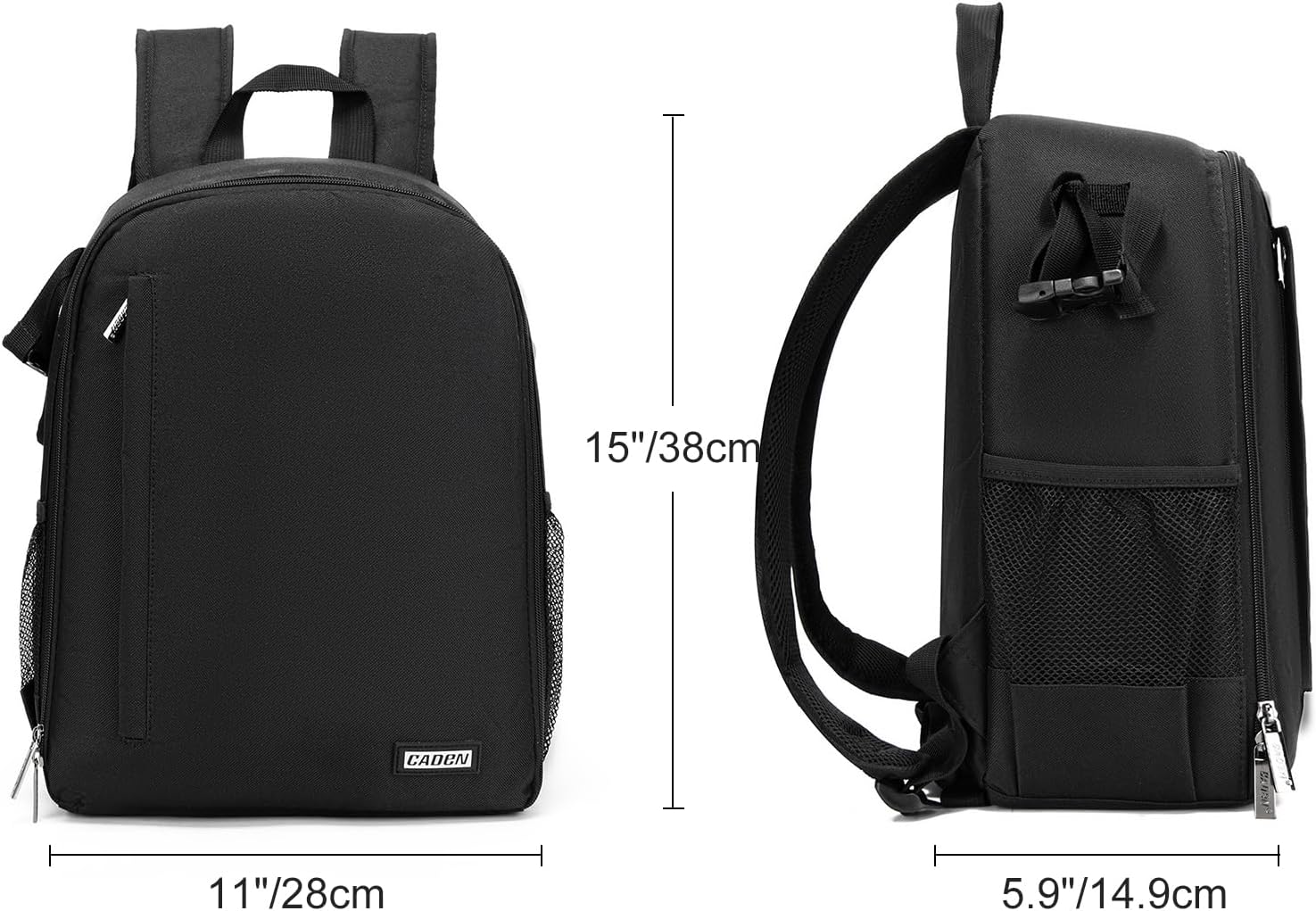 CADeN Camera Backpack Bag Professional for DSLR/SLR Mirrorless Camera Waterproof, Camera Case Compatible for Sony Canon Nikon - Image 9
