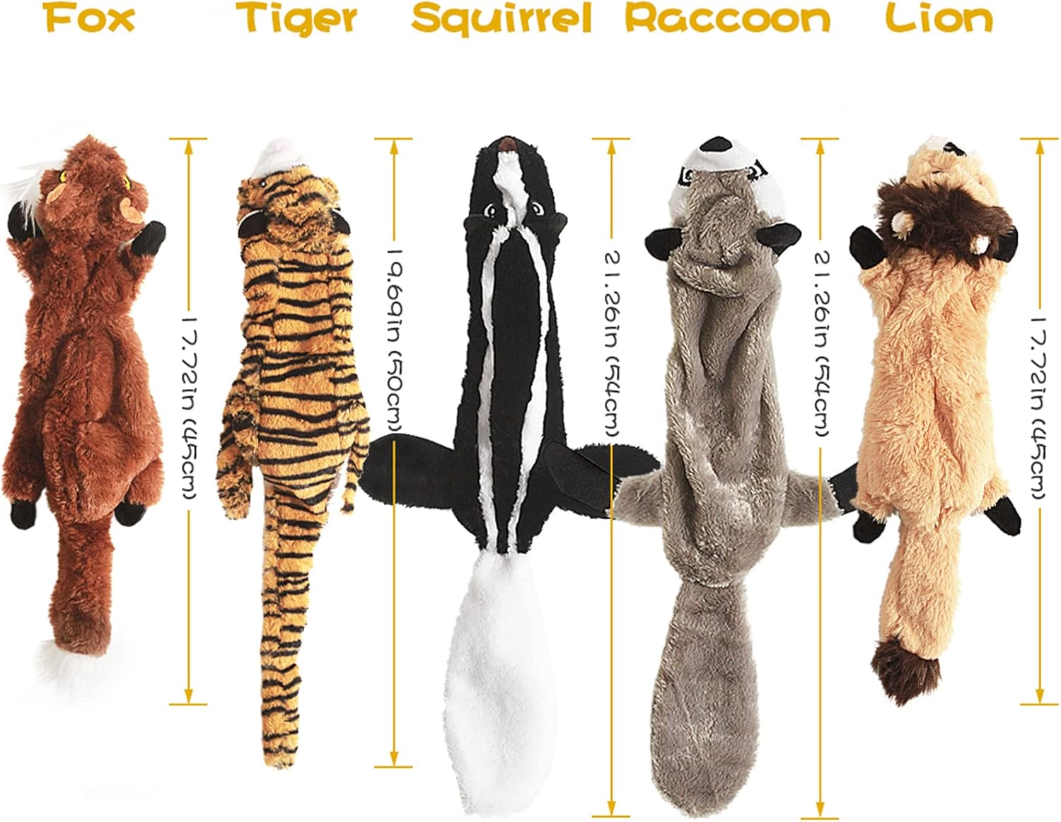 Dog Squeak Toys, No Stuffing Plush Dogs Chew Toy Bundle for Small Medium Large Breed Chewer Tough Durable Squeaky Pet Fetch Puppy Teething Chewing Interactive to Keep Them Busy Best Birthday Gift - Image 7