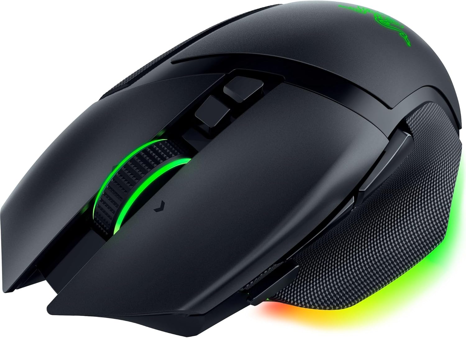Razer Basilisk V3 Pro Wireless Gaming Mouse: HyperScroll Tilt Wheel - 30K DPI Optical Sensor - Gen-3 Optical Switches - 13-Zone Chroma RGB - 13 Programmable Controls - 3 Connection Modes - Black - Image 8