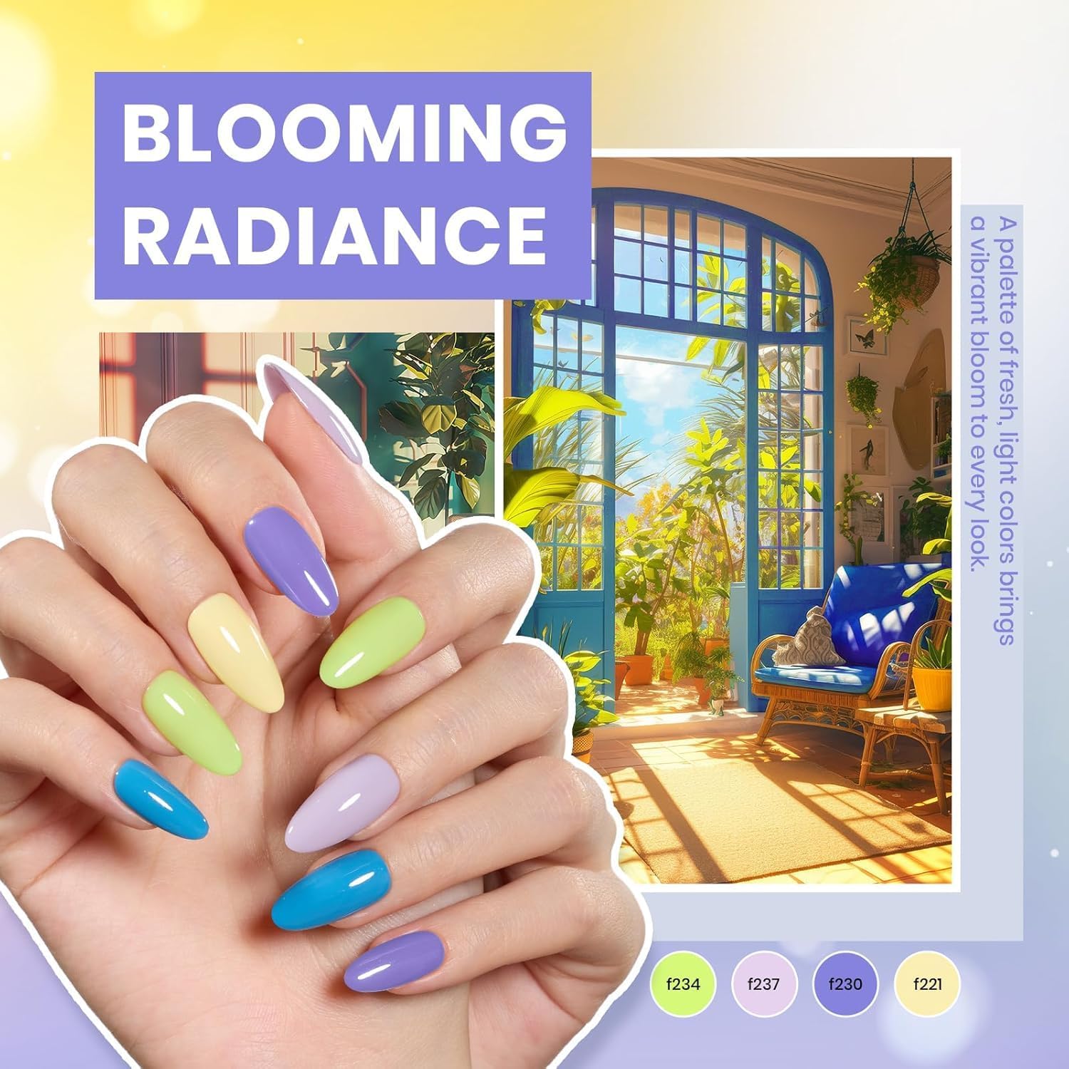 Beetles Gel Nail Polish Kit with U V Light - 80Pcs Color Enchantment 55 Colors Gel Polish Starter Kit with Base Top Coat DIY Nails Supply Stickers Manicure Tools Home Salon Gift for Women Teens Girls - Image 2