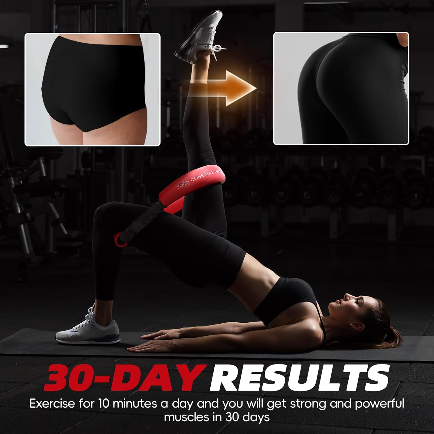 Hip and Core Band System, Loop Resistance Bands to Stretch and Workout, Glute Bands for Women, Exercise Hip Halo Bands - Image 6